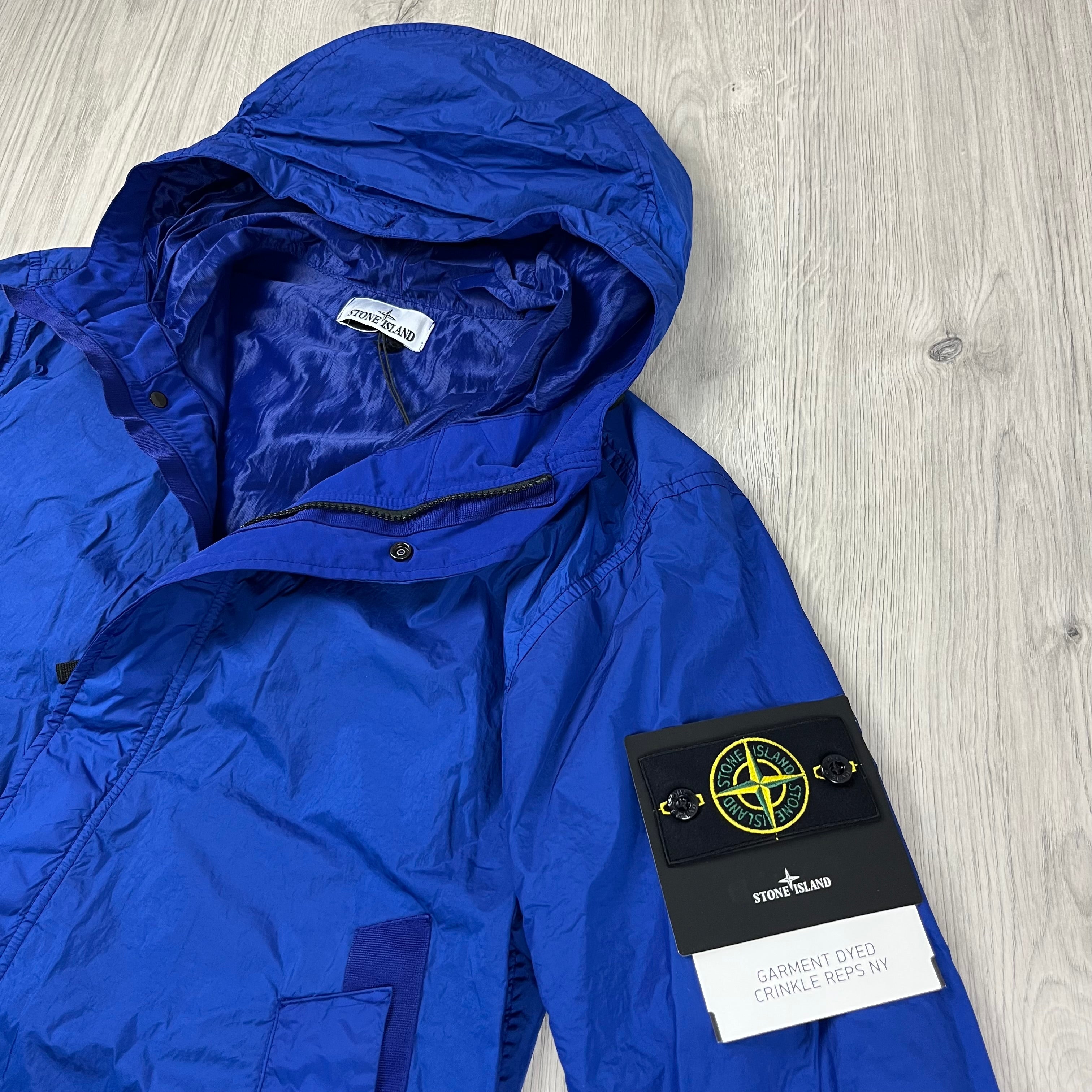 Stone Island Crinkle Reps NY Jacket - Blue