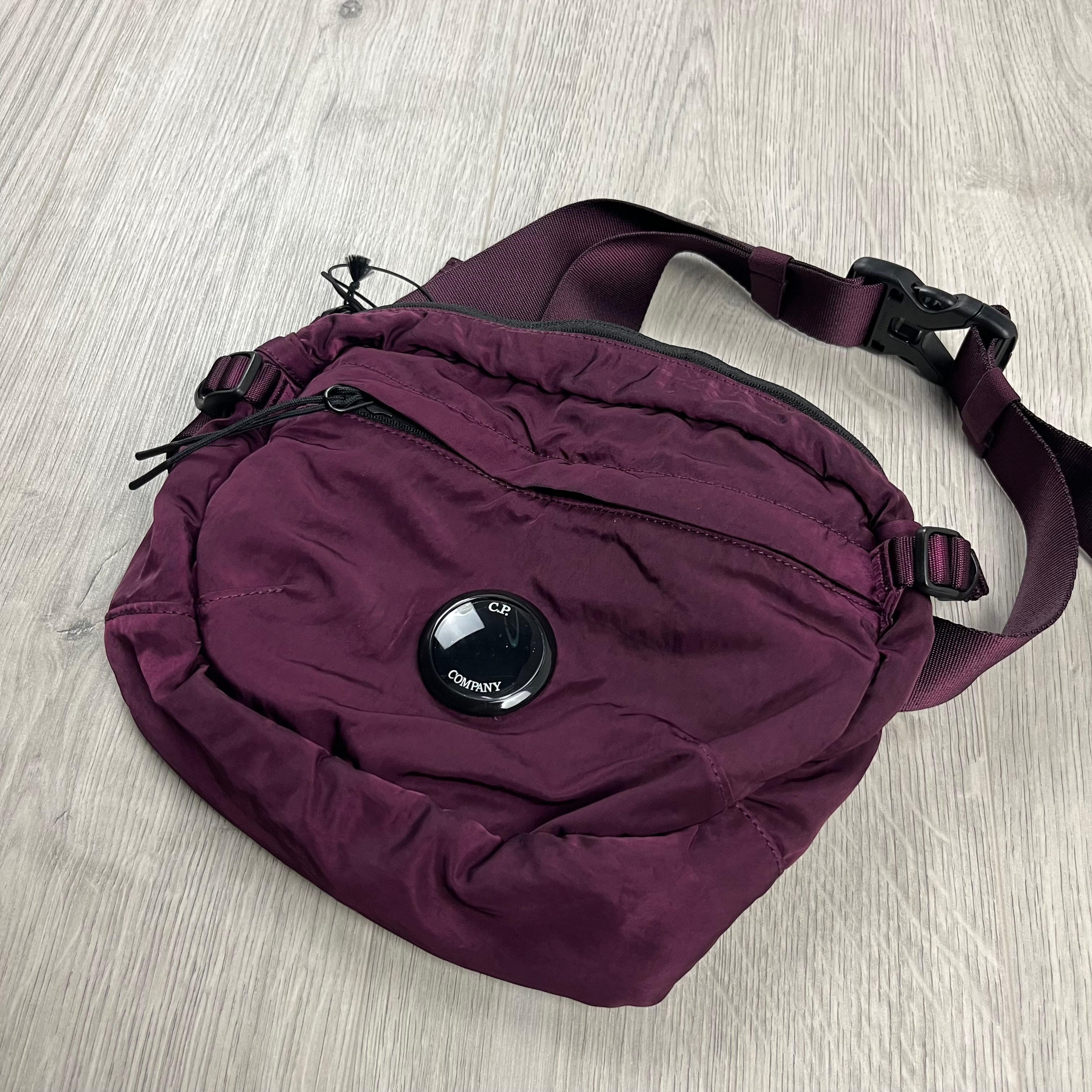 CP Company Zip Nylon Bag - Purple