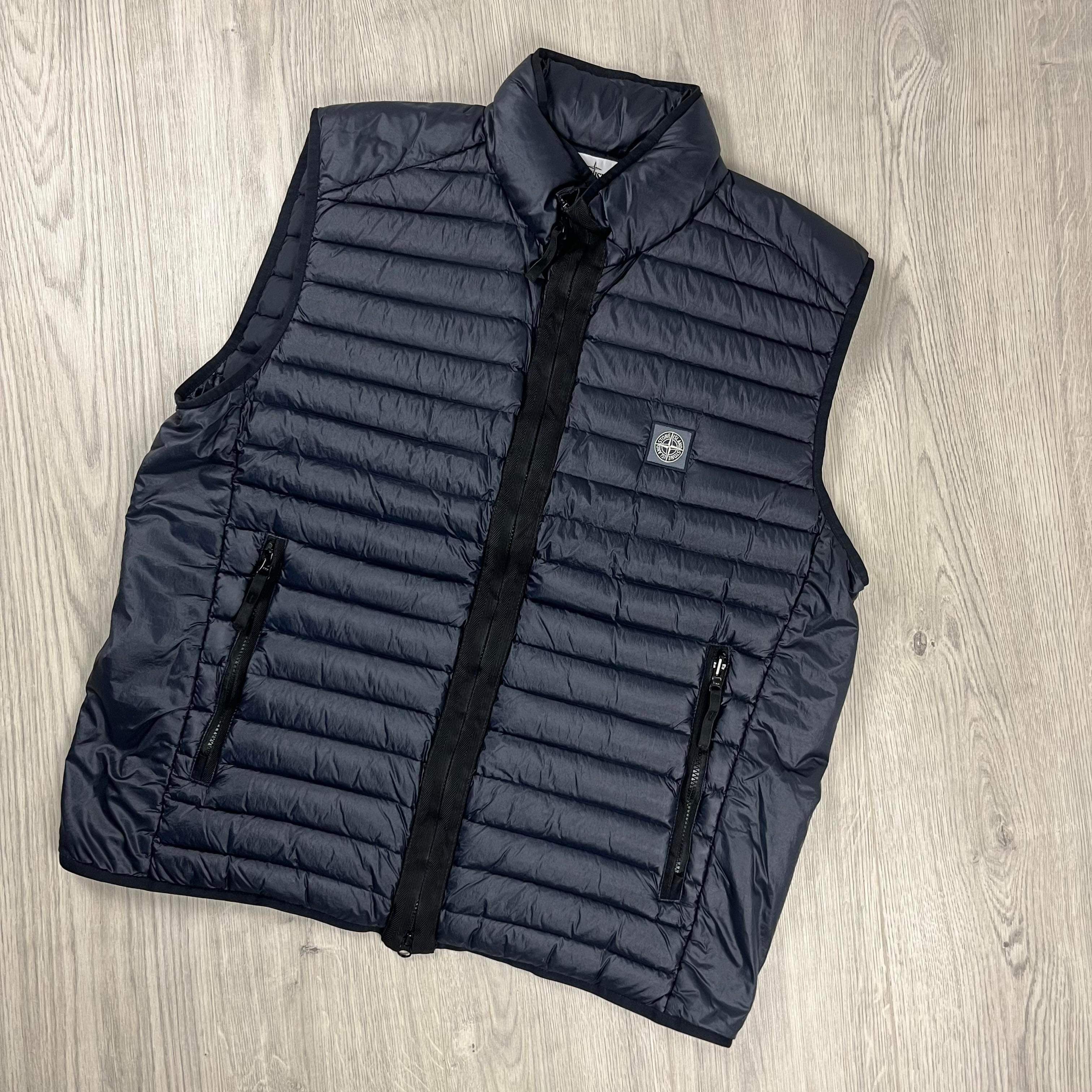 Stone Island Padded Gilet - Navy