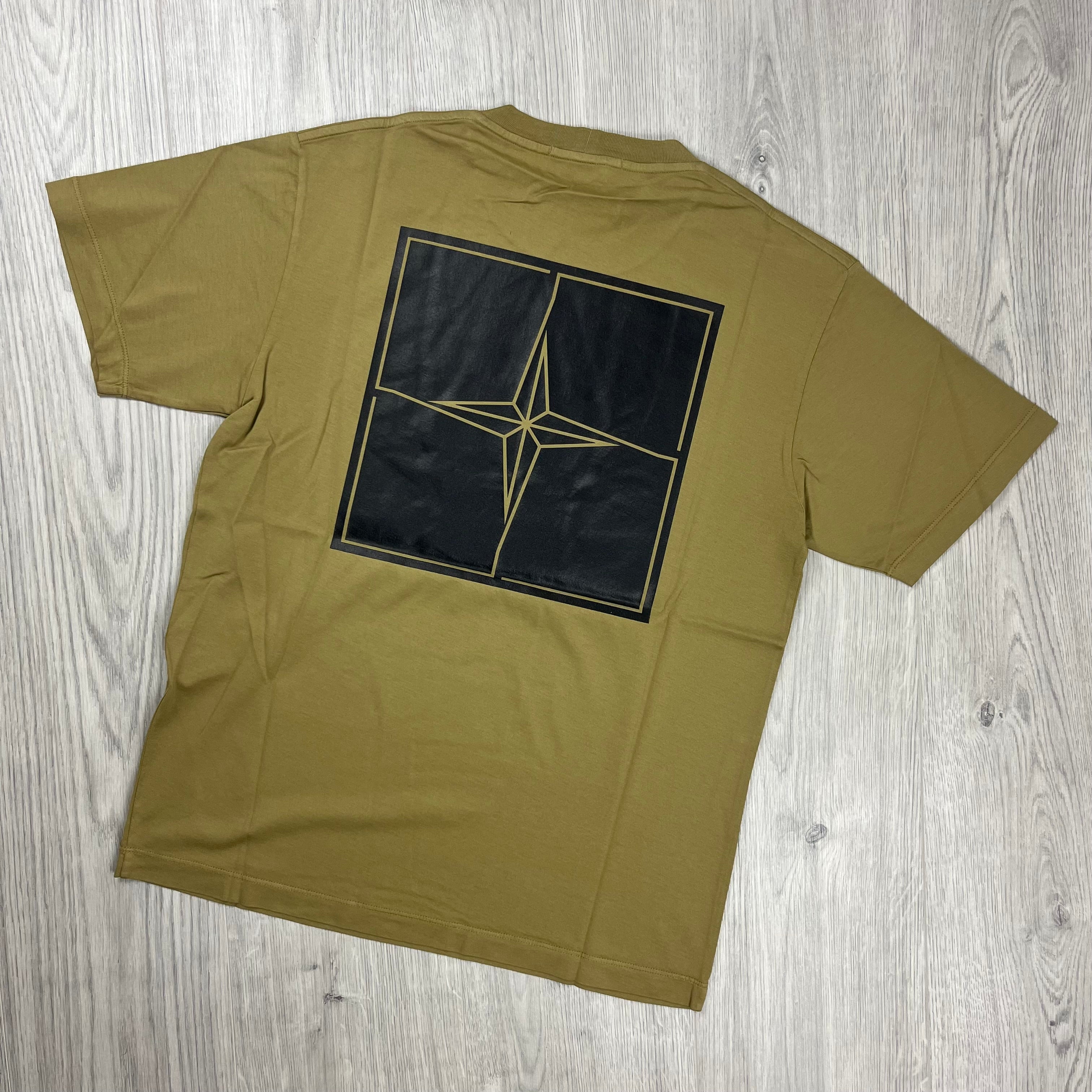 Stone Island Printed T-Shirt - Beige