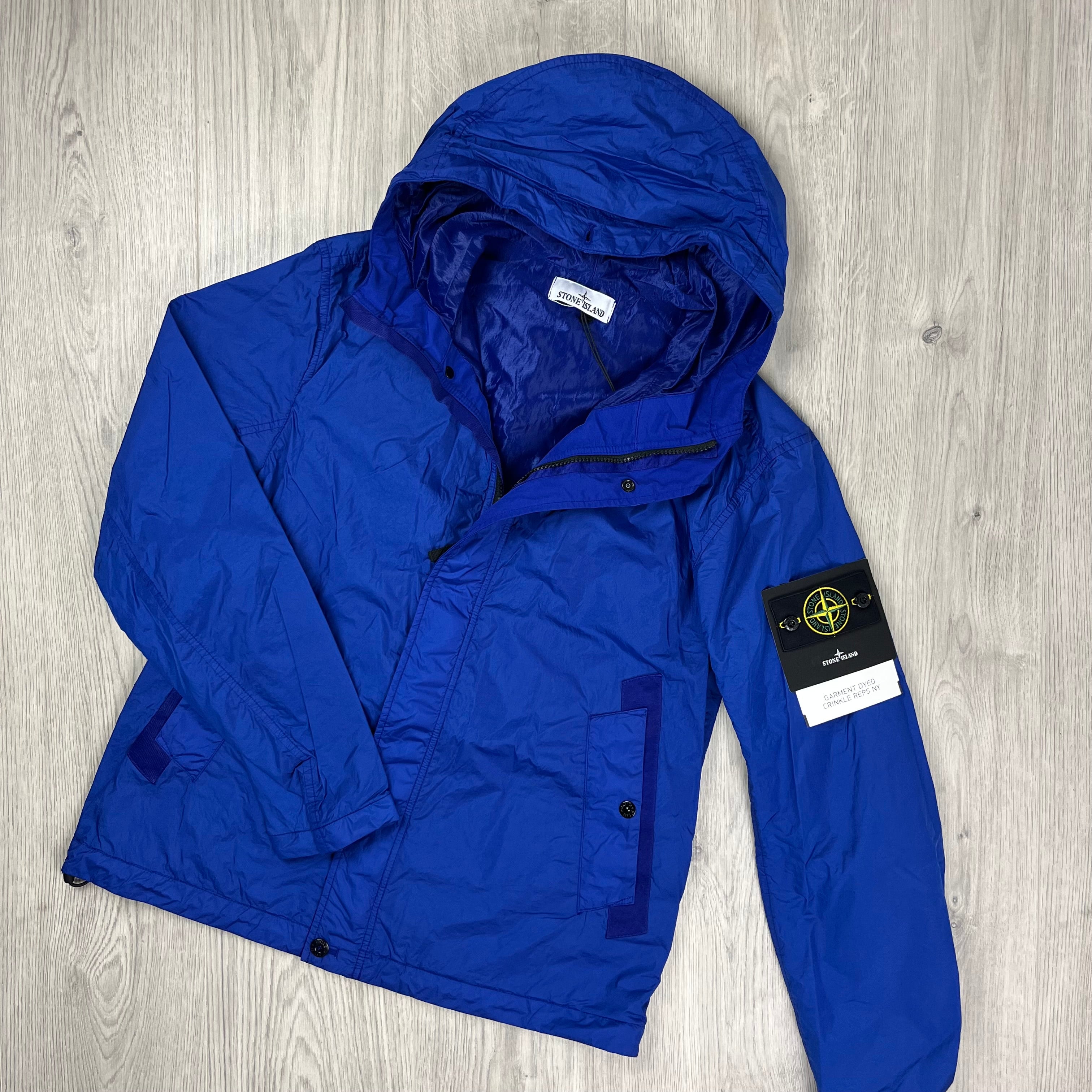 Stone Island Crinkle Reps NY Jacket - Blue