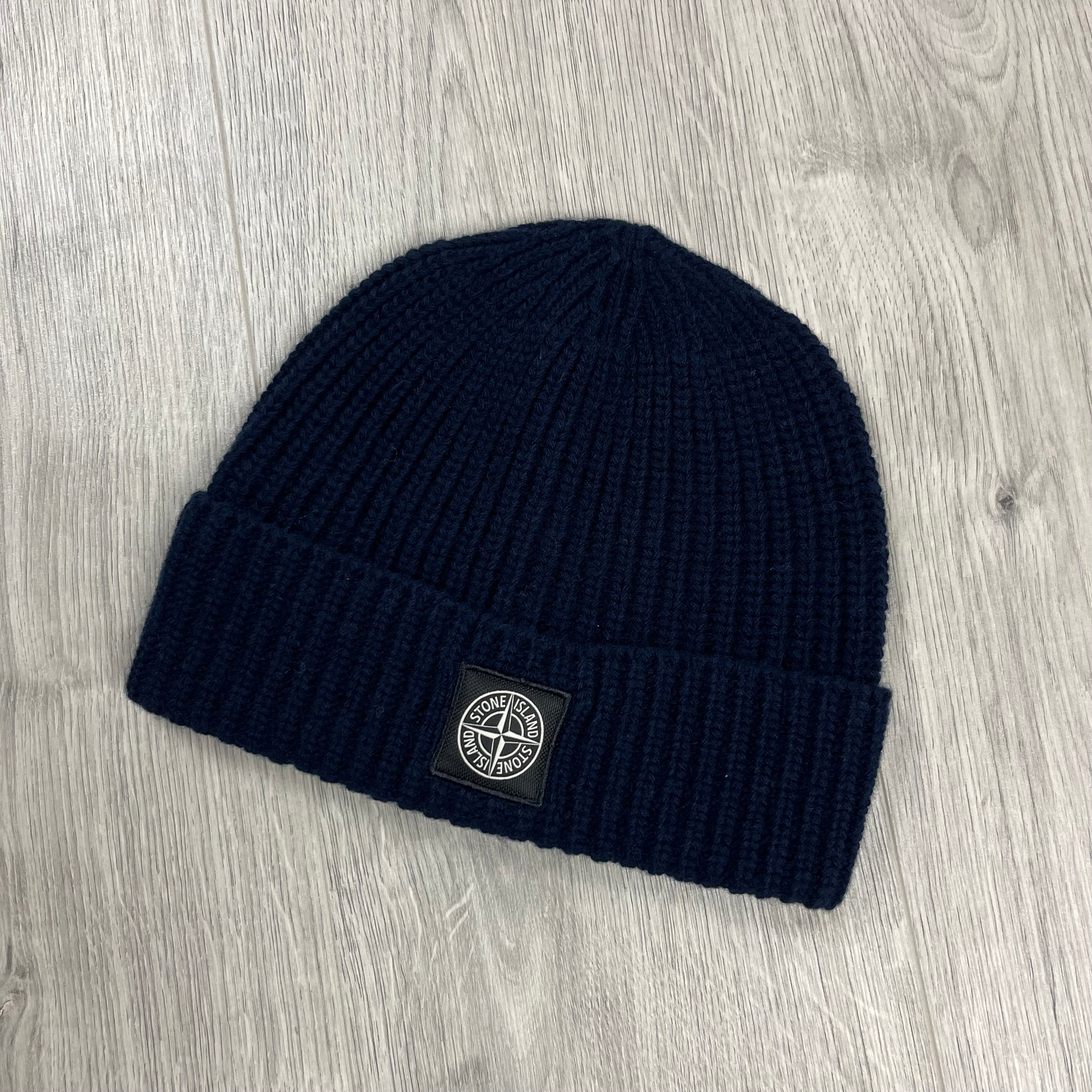 Stone Island Beanie - Navy