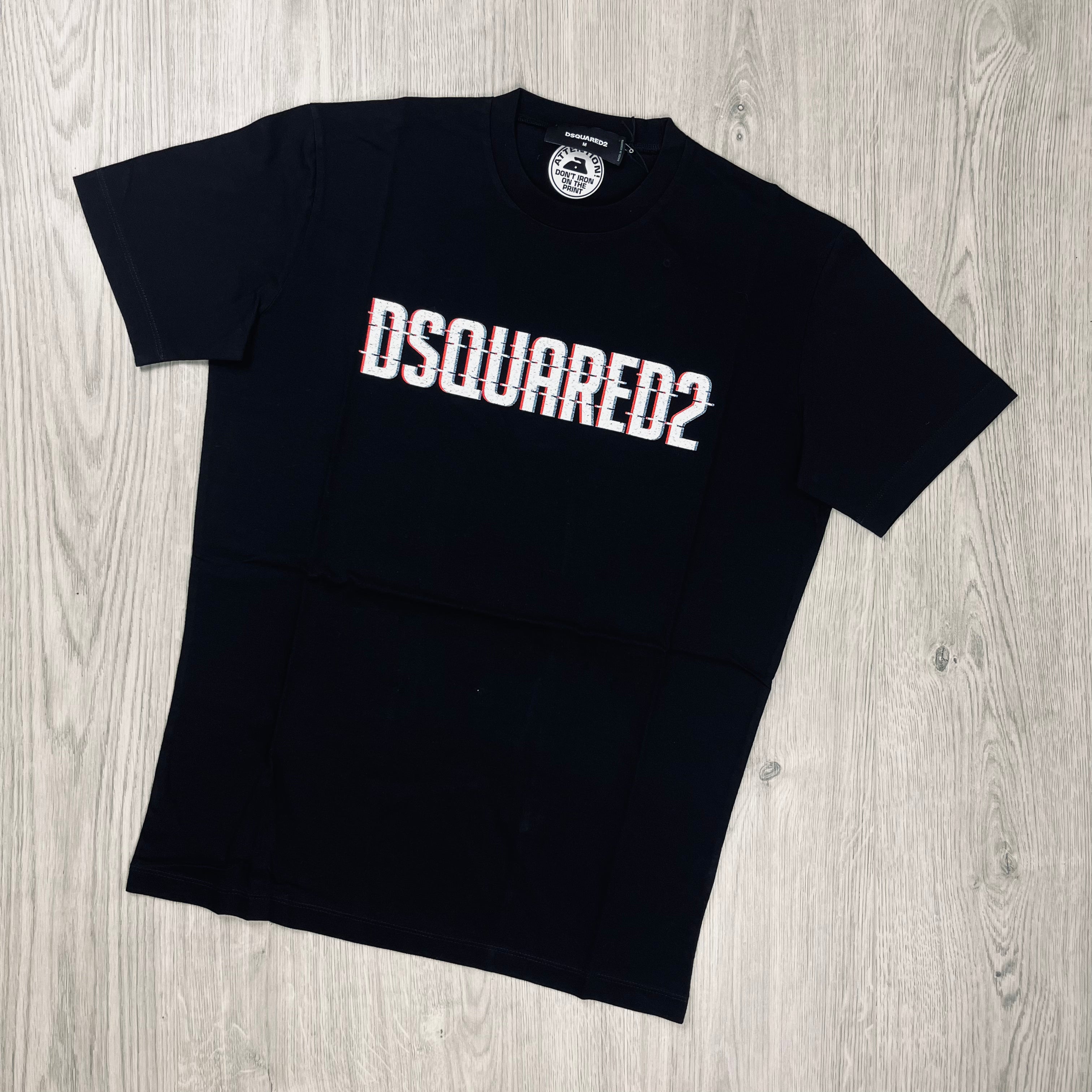 DSQUARED2 Printed T-Shirt - Black