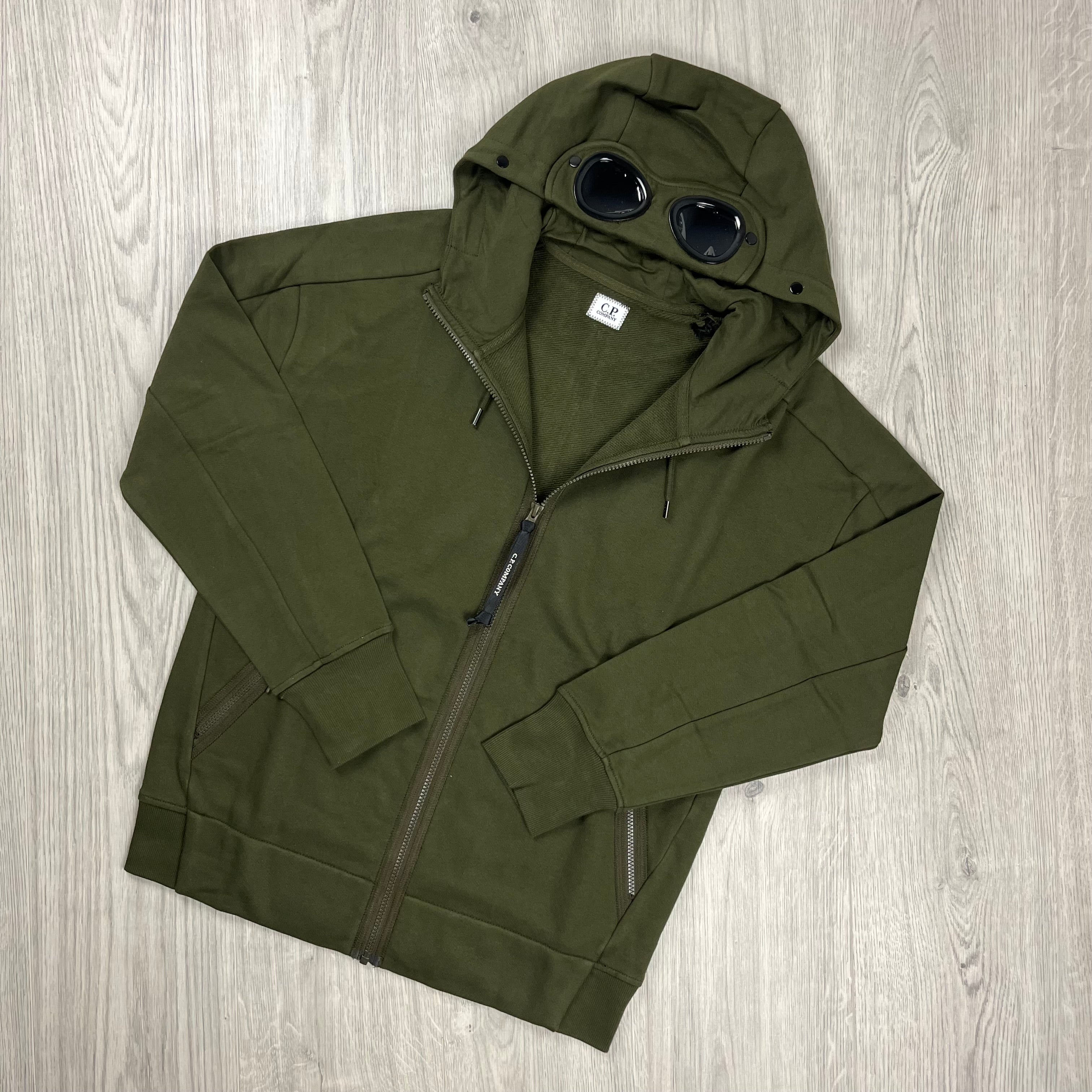 CP Company Goggle Hoodie - Ivy Green