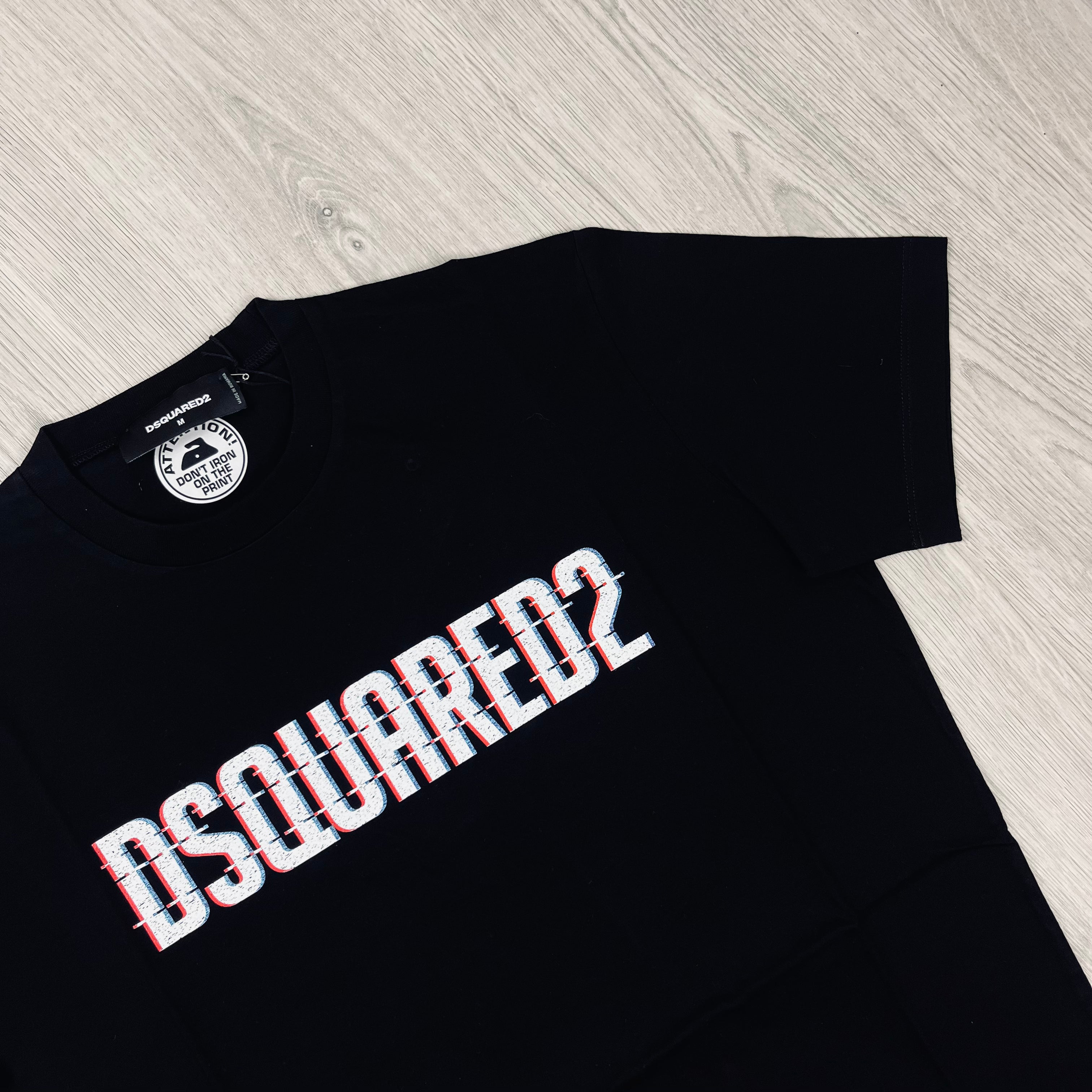 DSQUARED2 Printed T-Shirt - Black