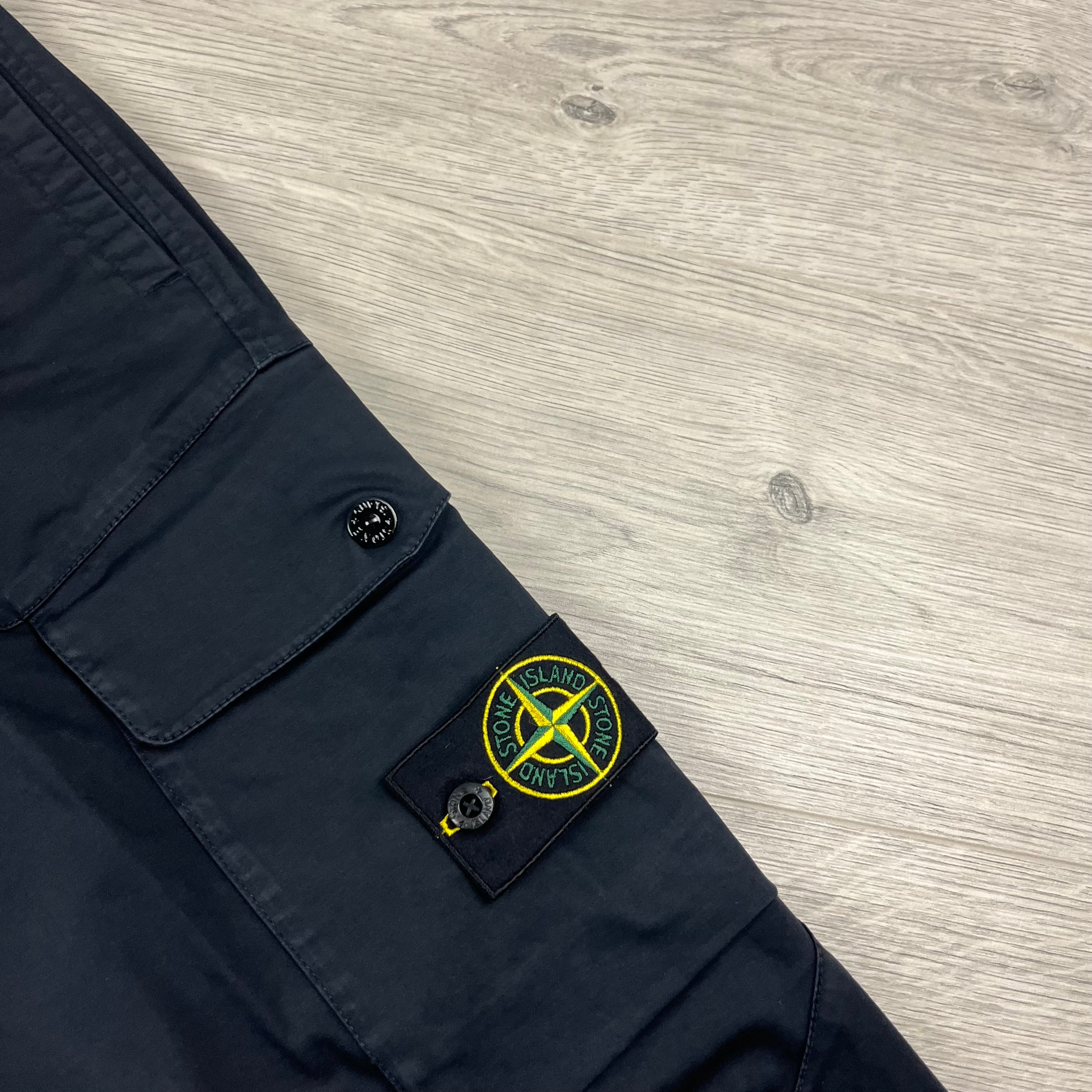 Stone Island Cargo Trousers - Navy