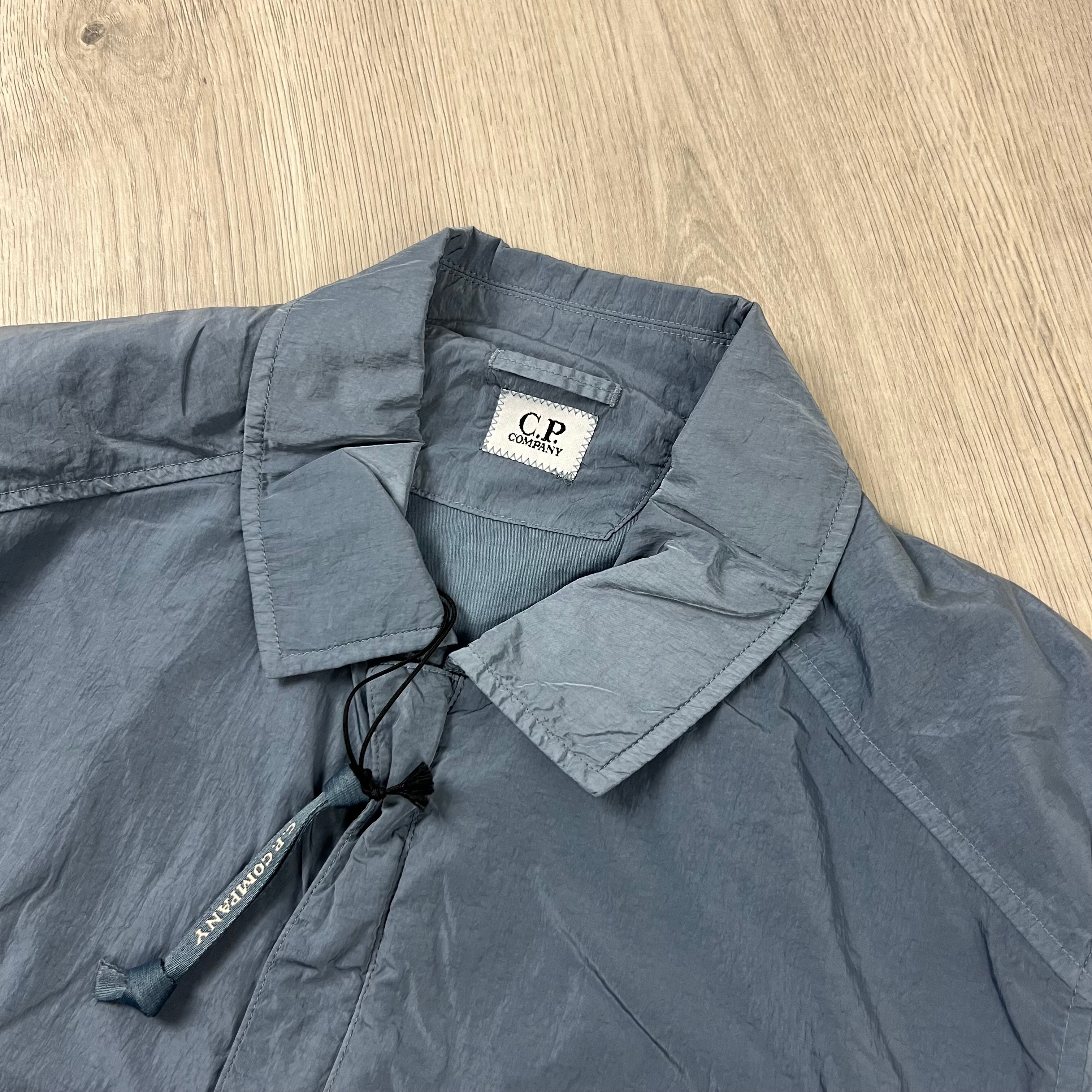 CP Company Chrome Overshirt - Flint Stone