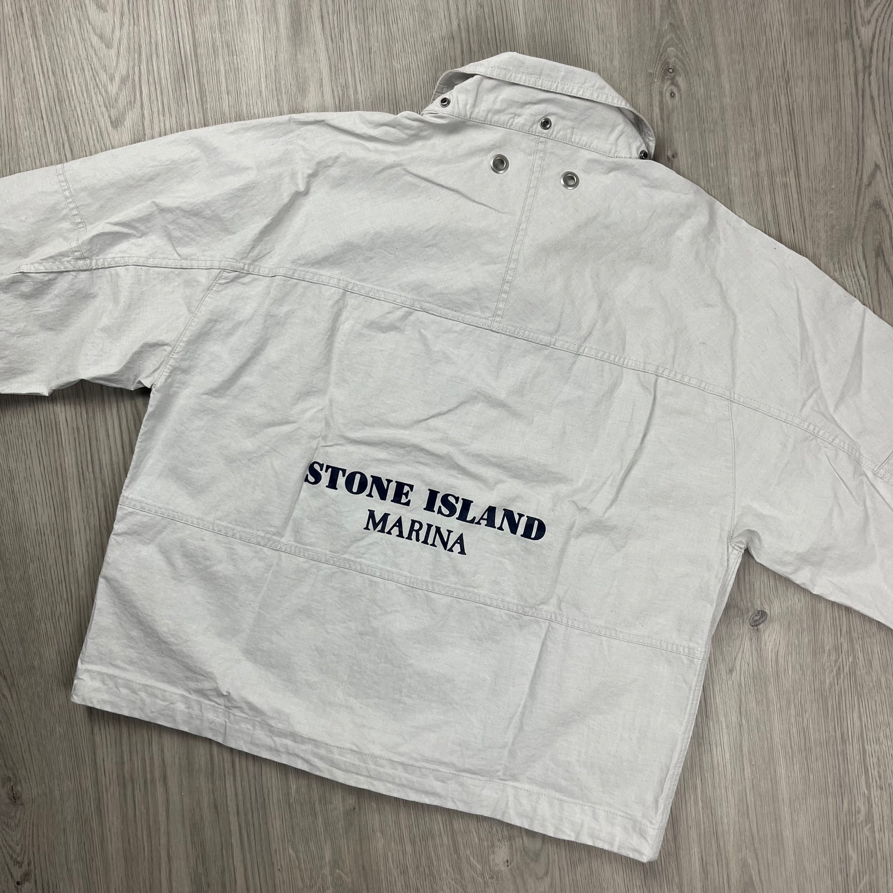 Stone Island Marina Linen Jacket - White