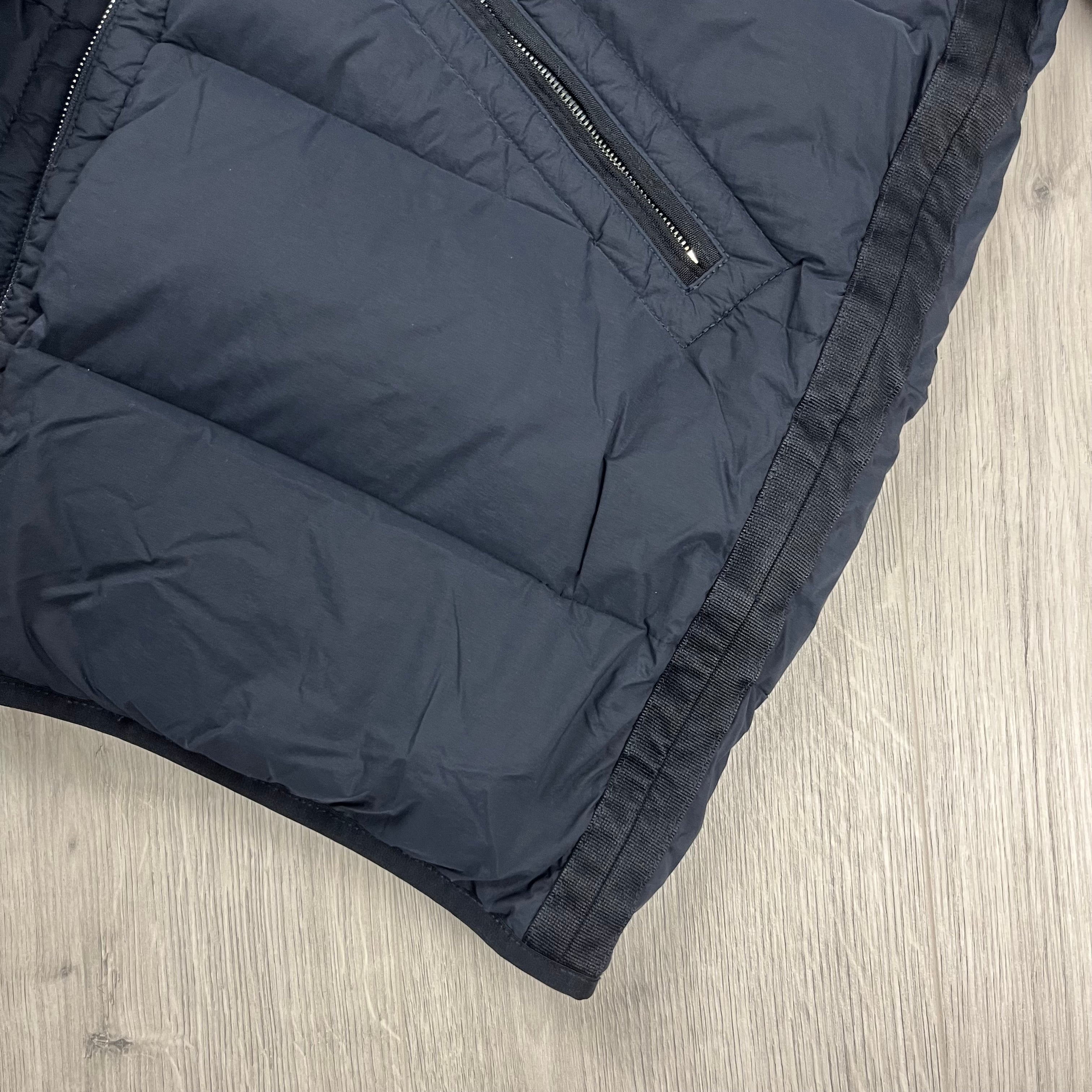 Stone Island Nylon Down Jacket - Navy