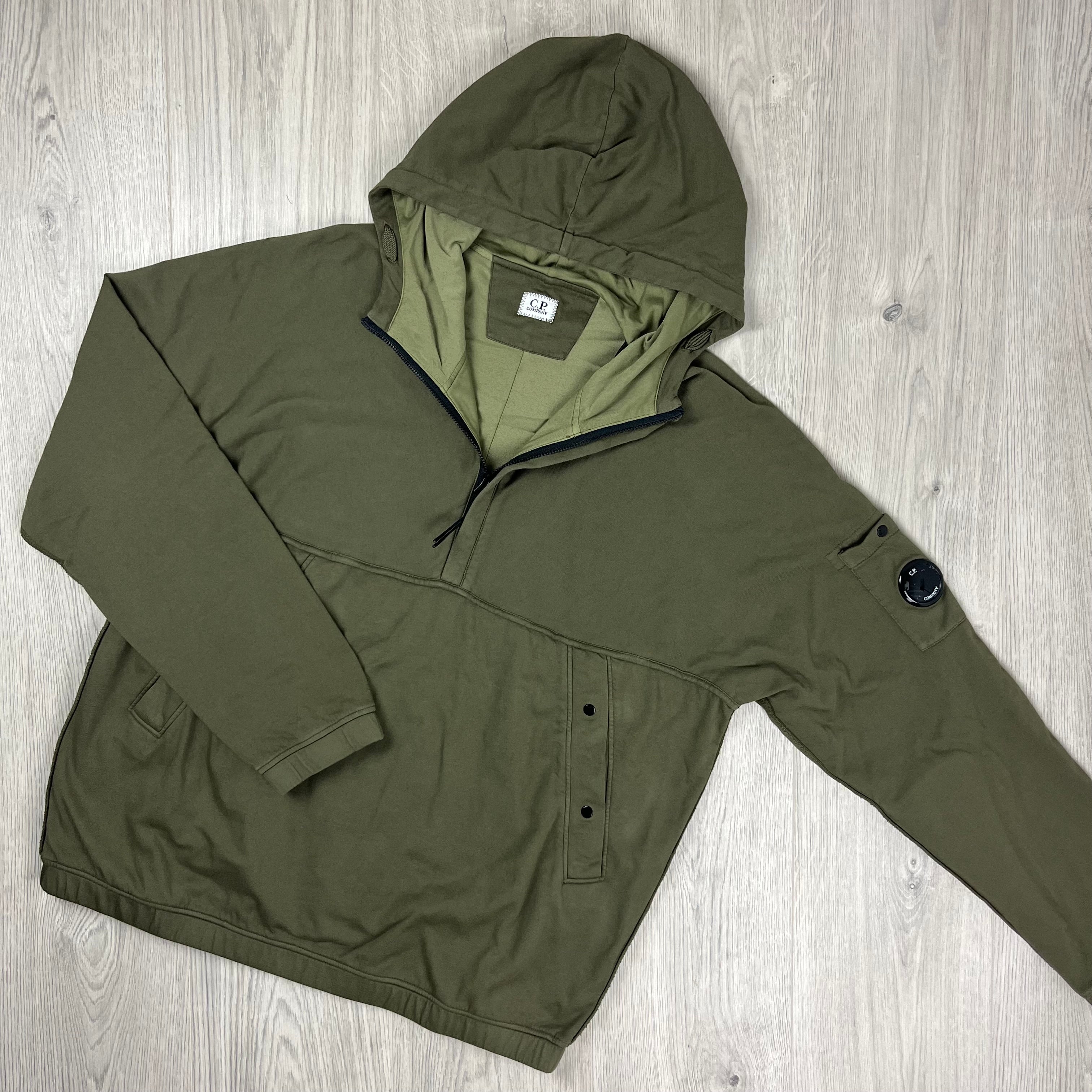 CP Company Zip Hoodie - Ivy Green