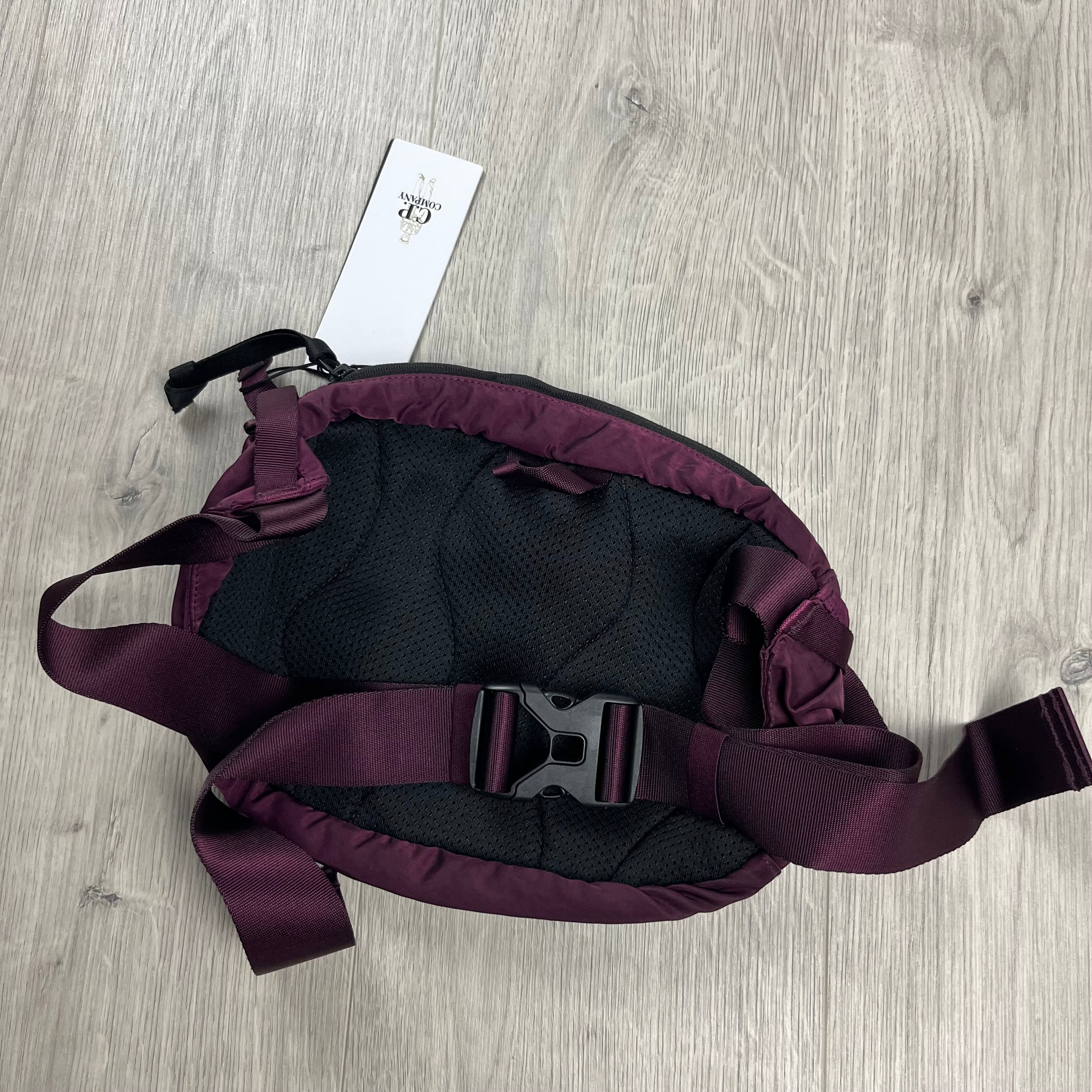 CP Company Zip Nylon Bag - Purple