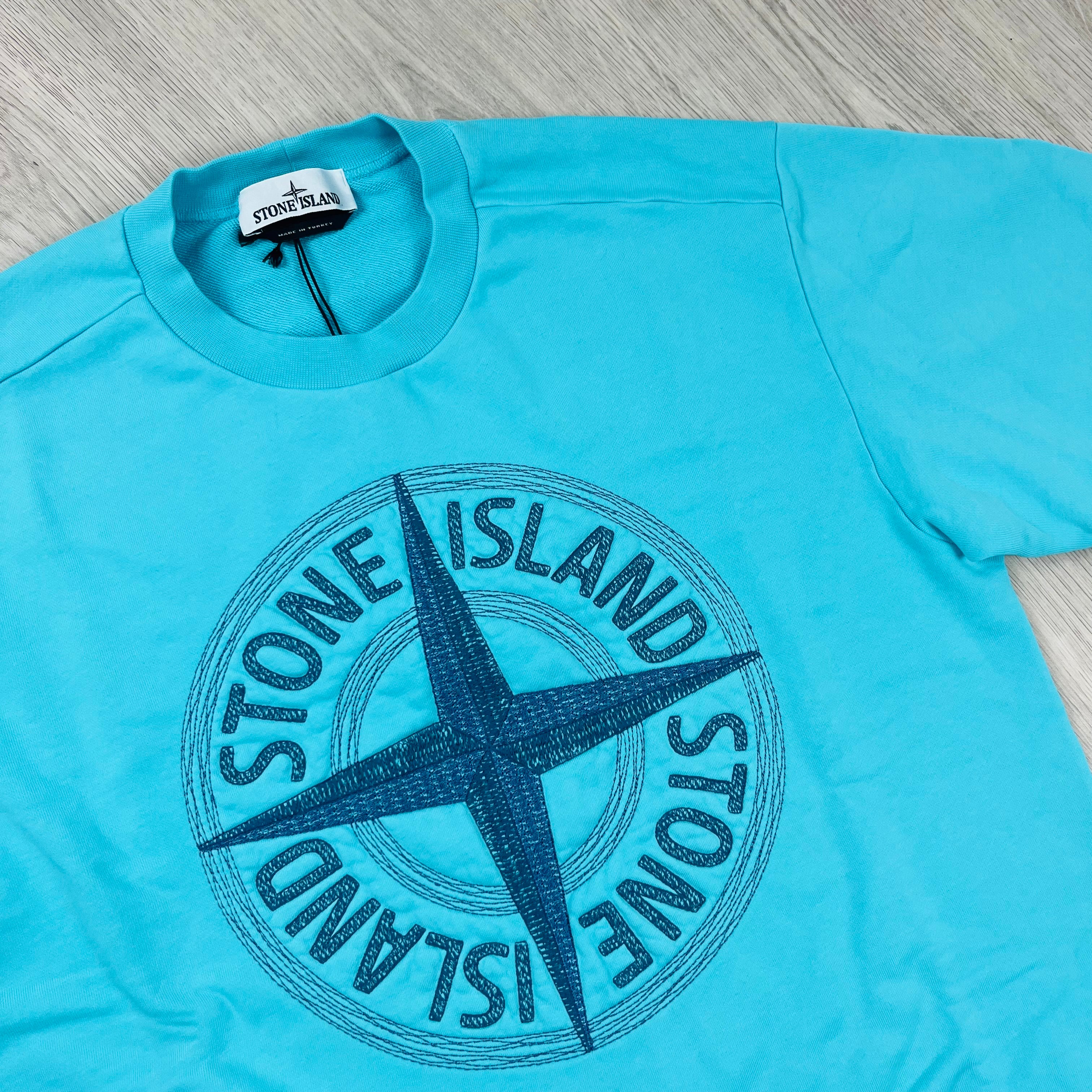 Stone Island Embroidered Sweatshirt - Blue