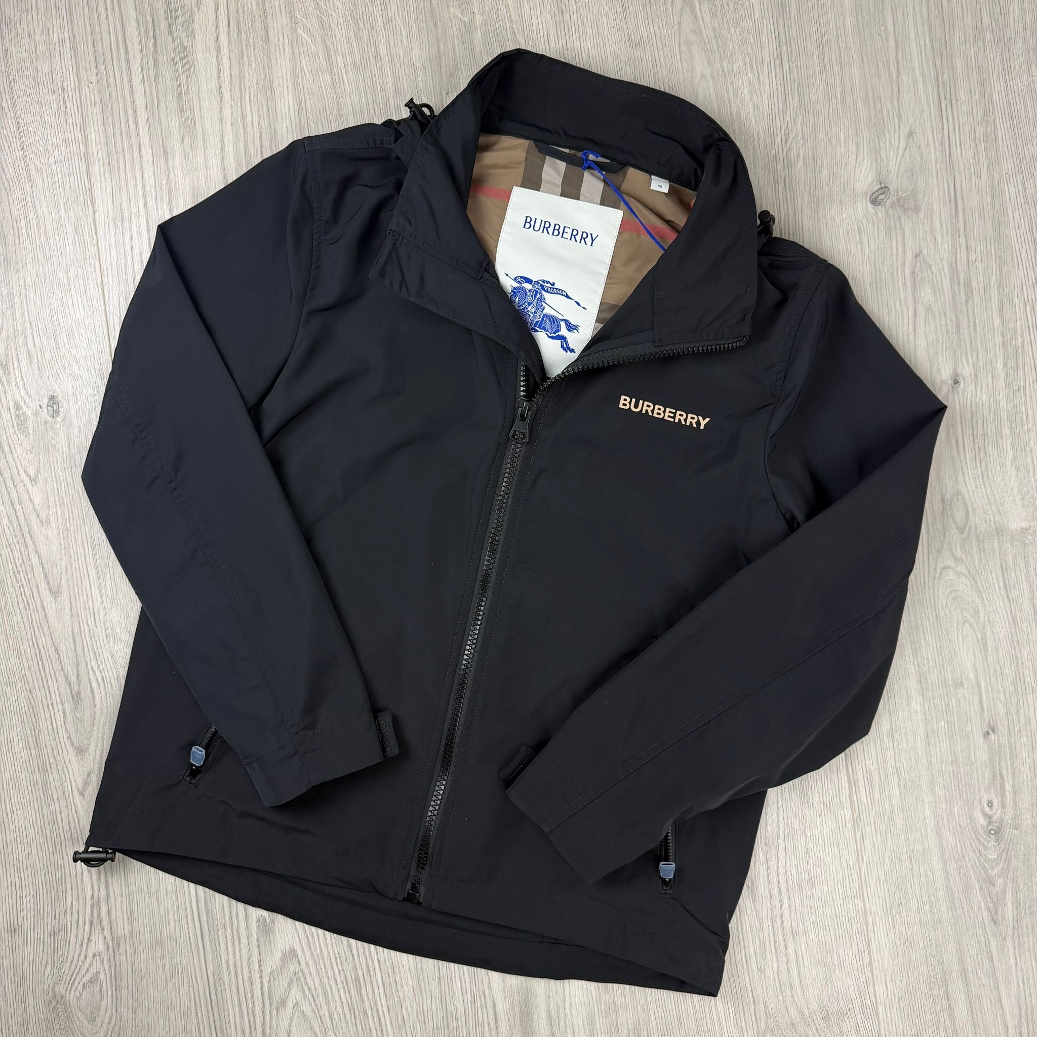 Burberry 'Hargrave' Rain Jacket - Black