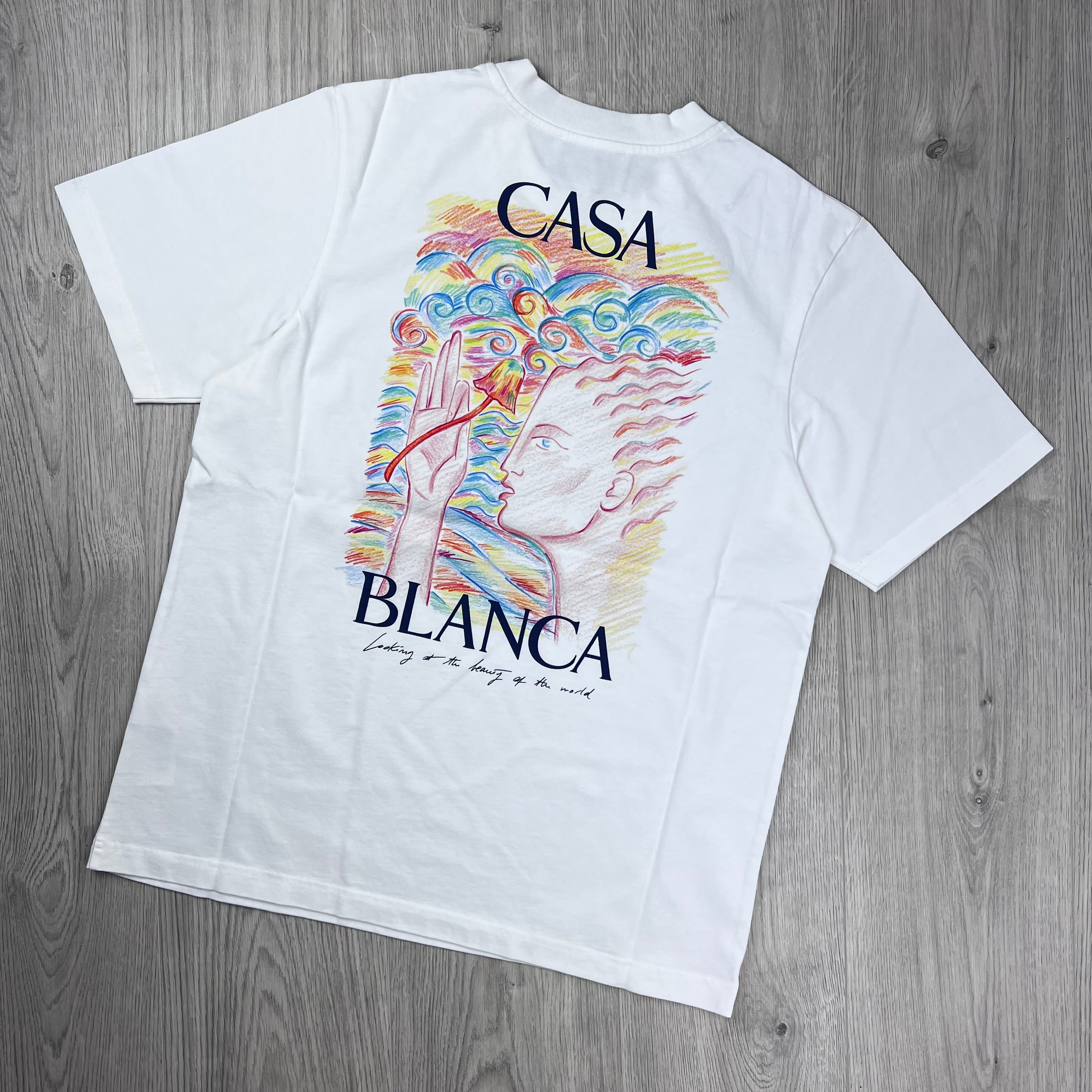 Casablanca 'Mushroom Goddess' T-Shirt - White