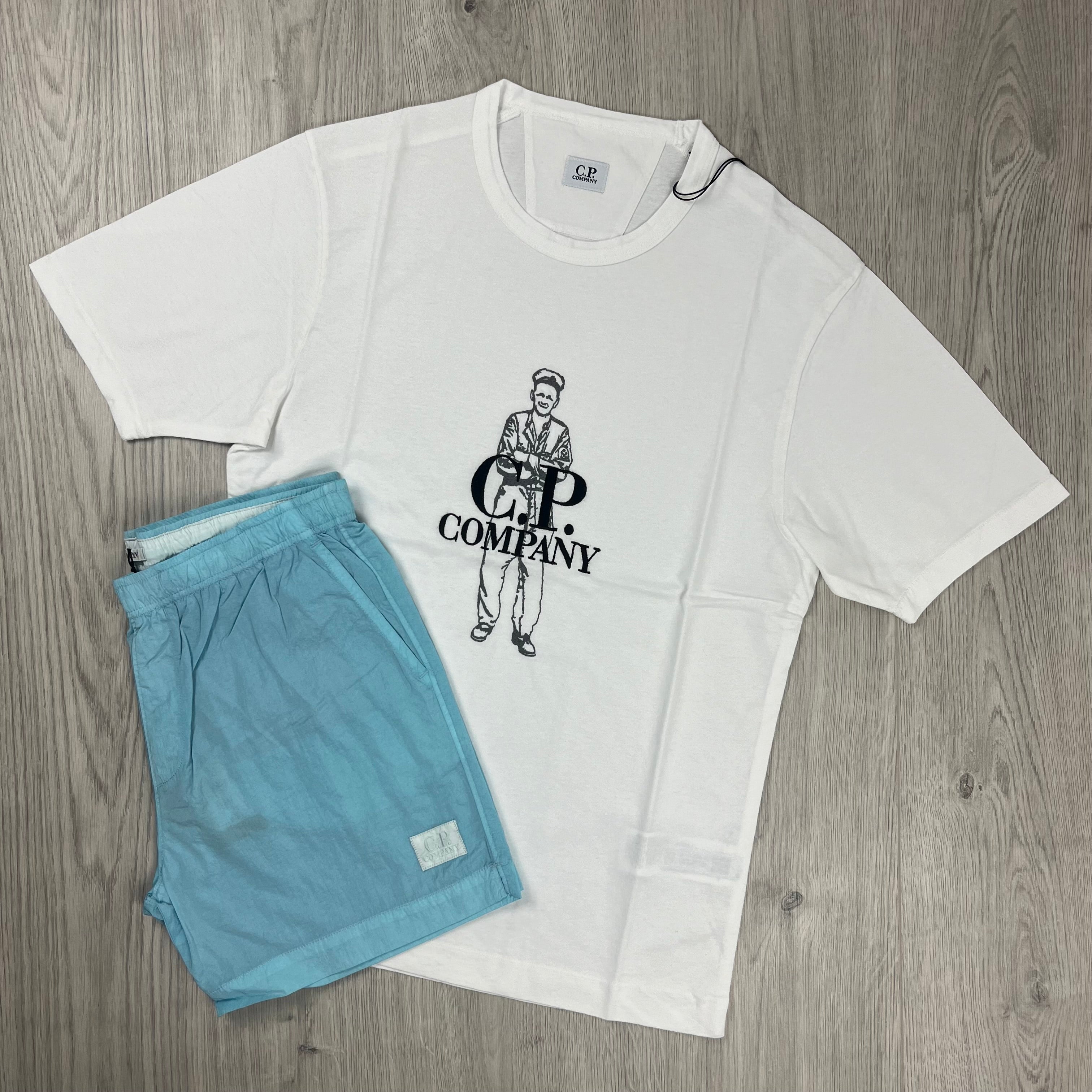 CP Company Holiday Set - White/Blue