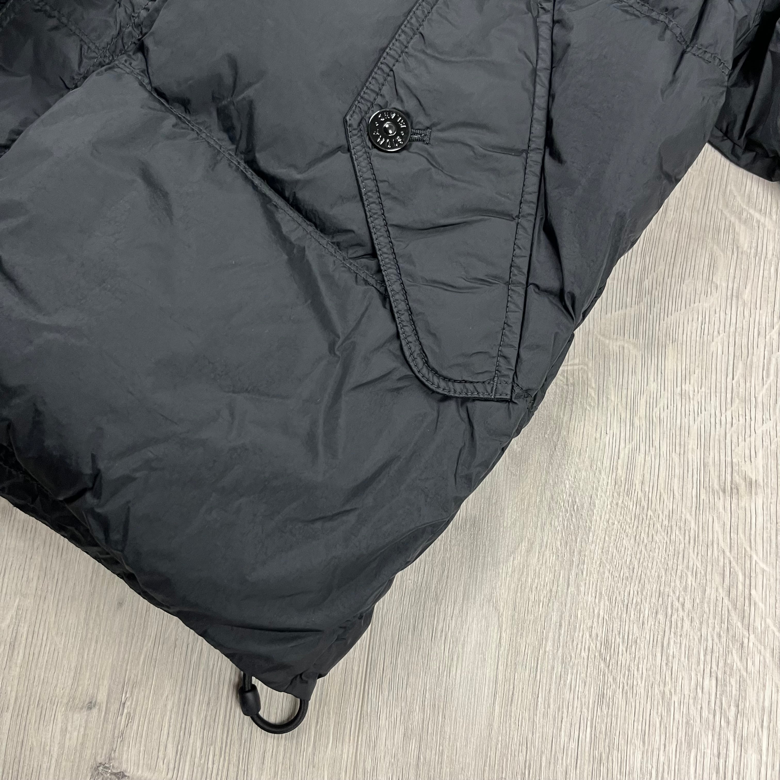 Stone Island Nylon Down Jacket - Black