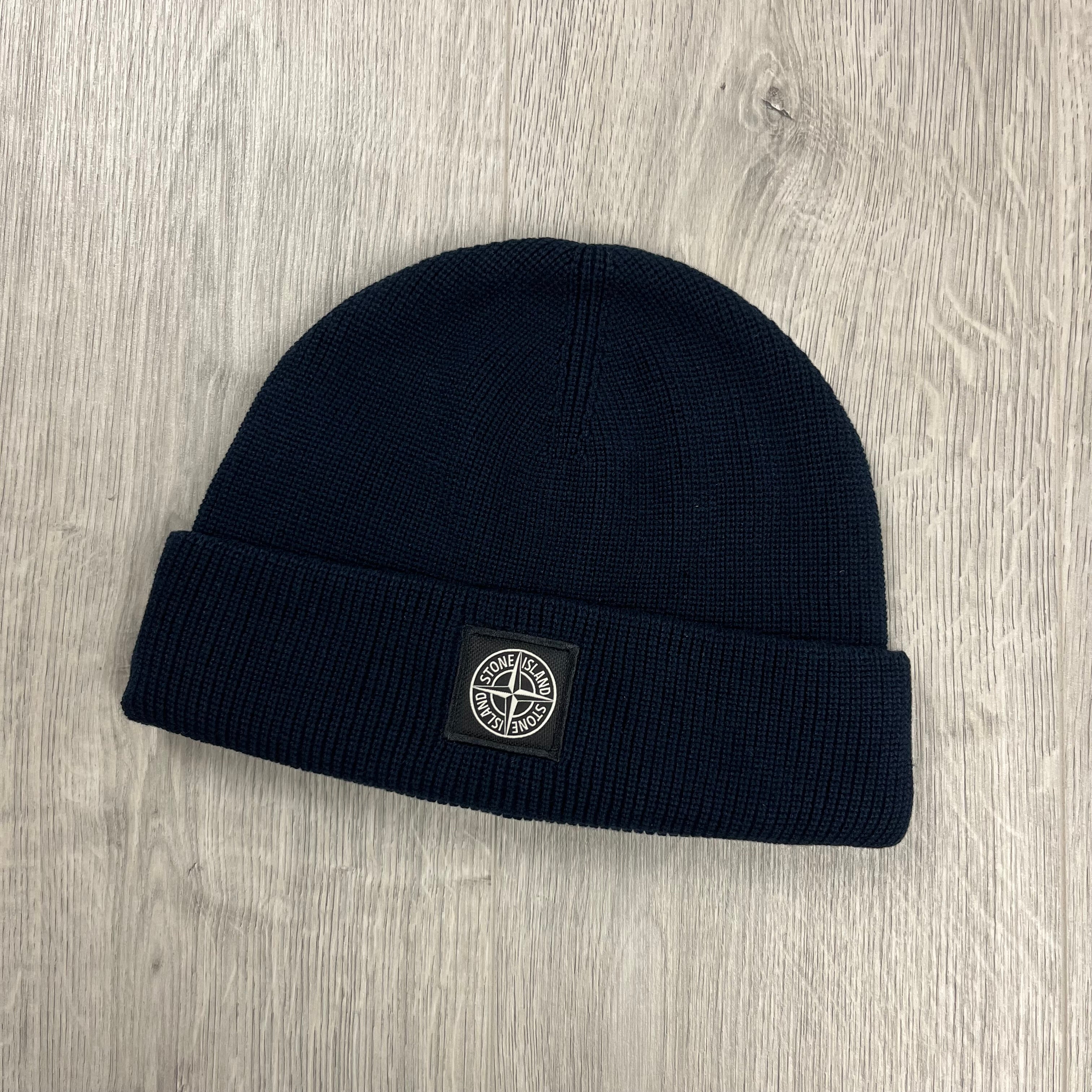 Stone Island Beanie - Navy