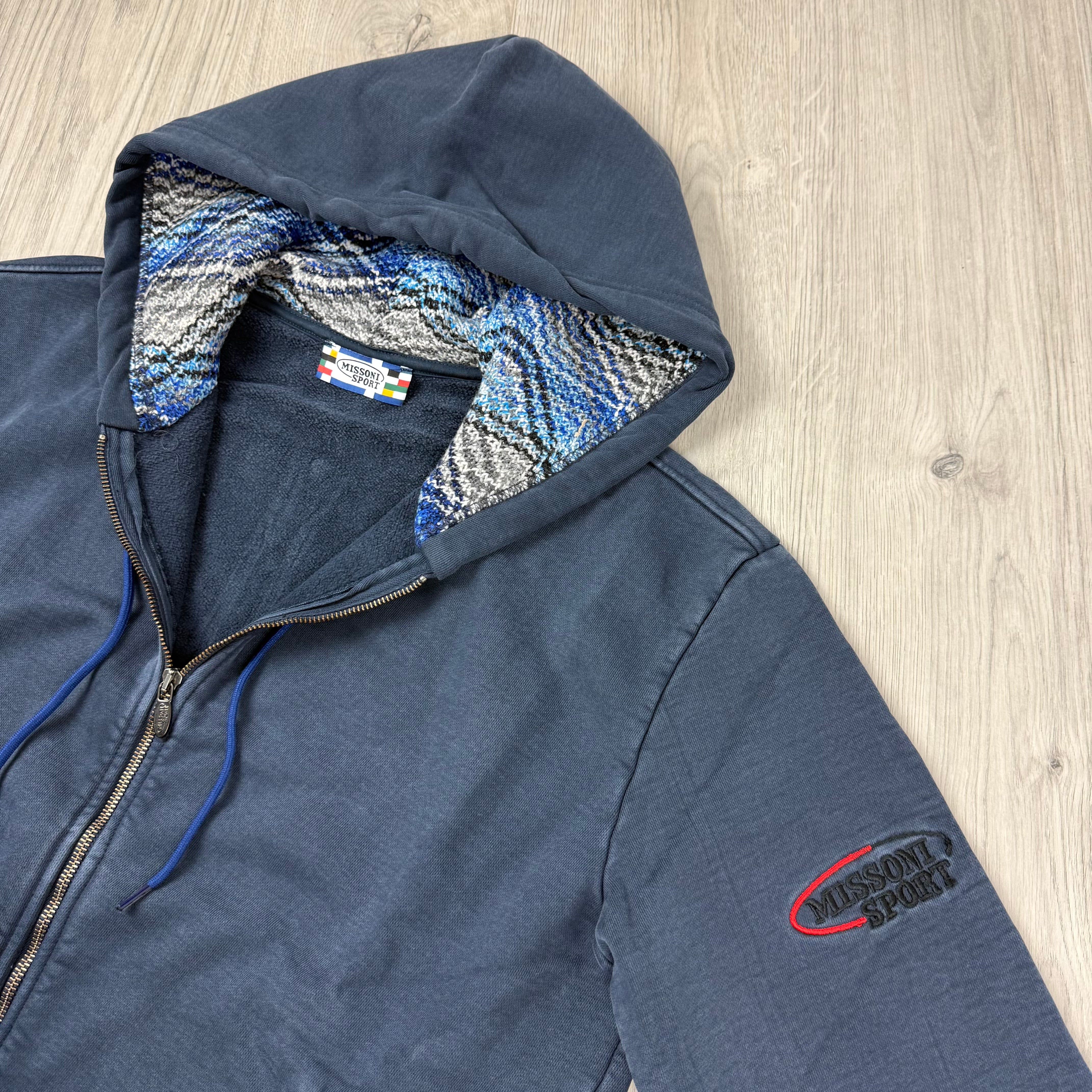 Missoni Sport Zip Hoodie - Navy