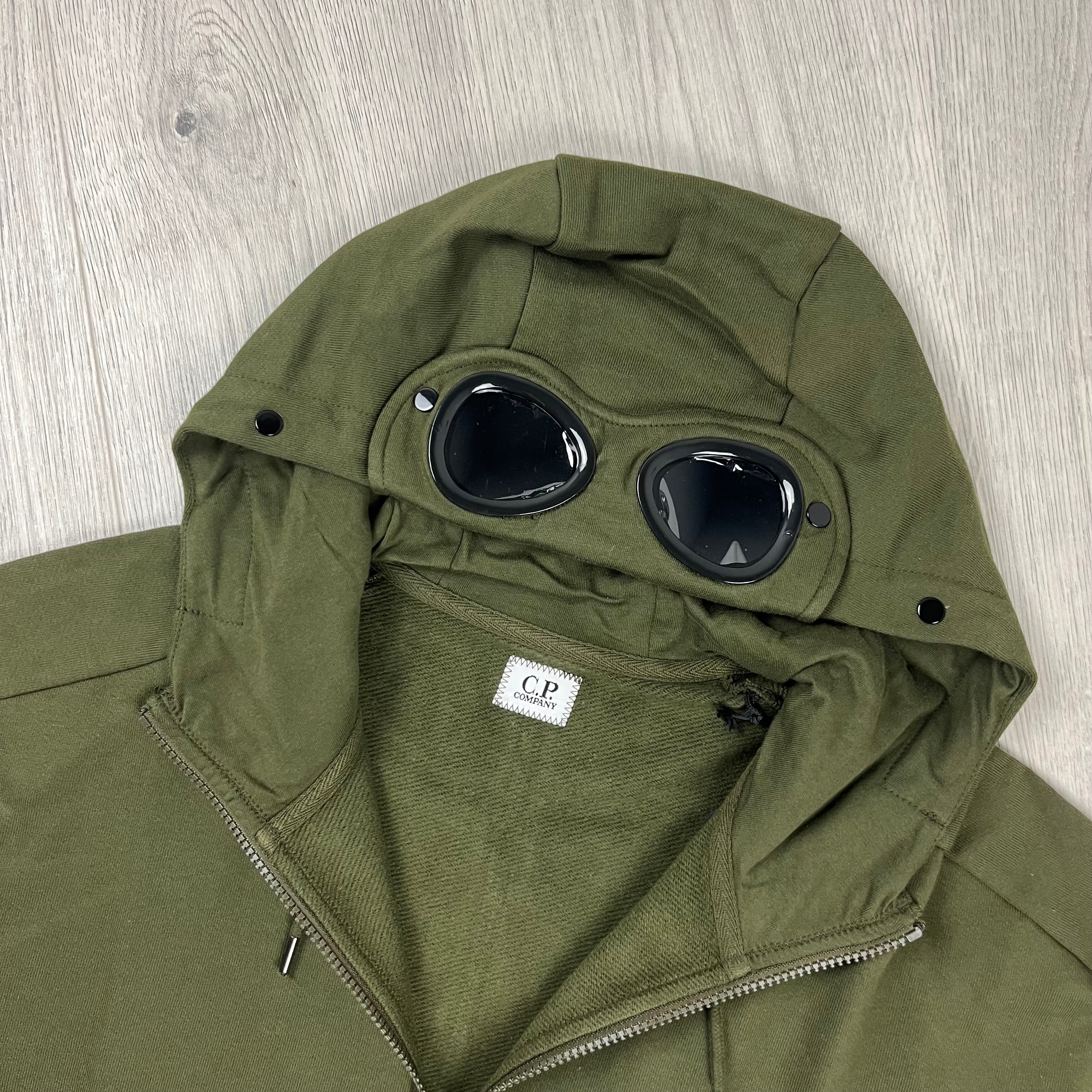 CP Company Goggle Hoodie - Ivy Green