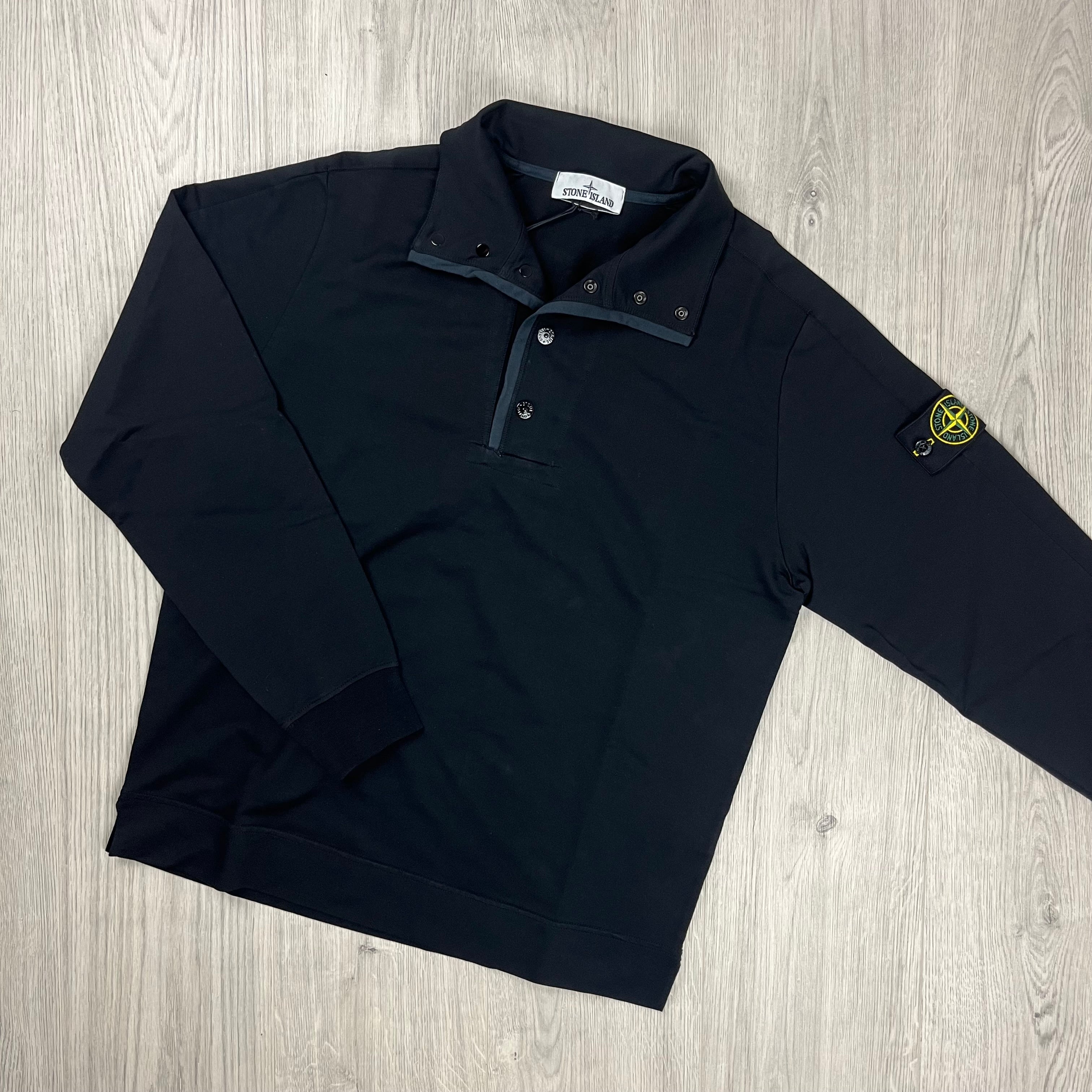 Stone Island Polo Fleece - Navy