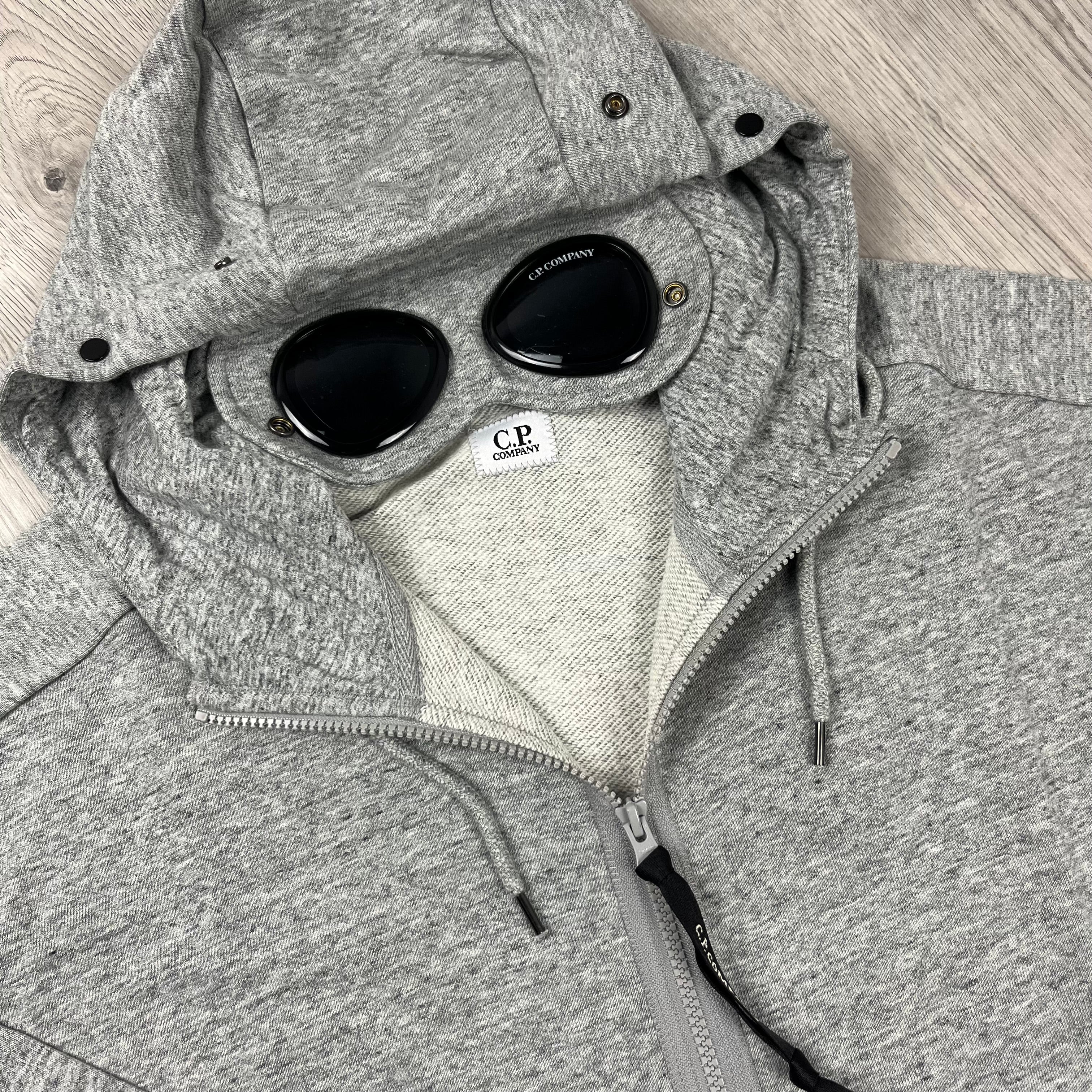 CP Company Goggle Hoodie - Grey