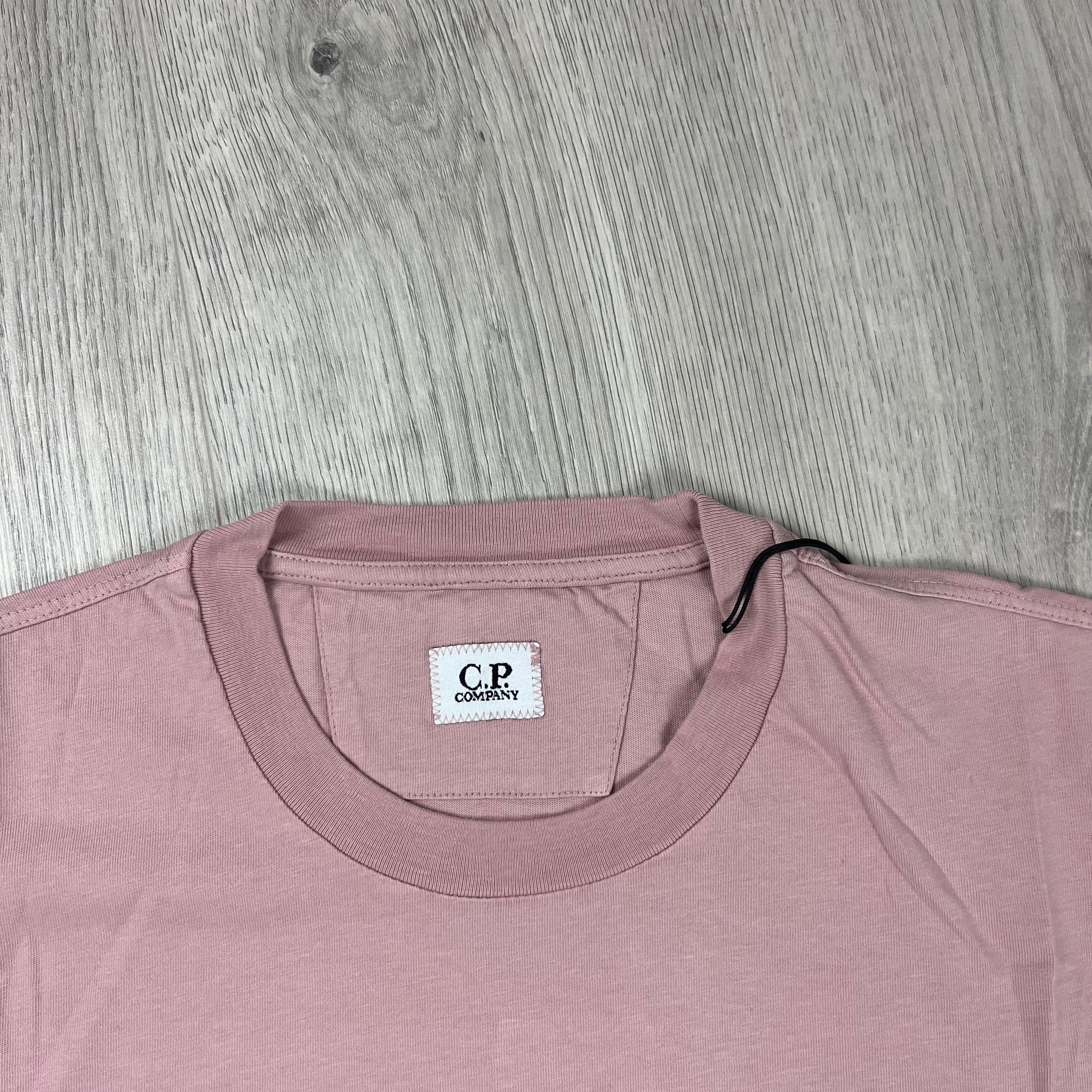 CP Company Printed T-Shirt - Mauve