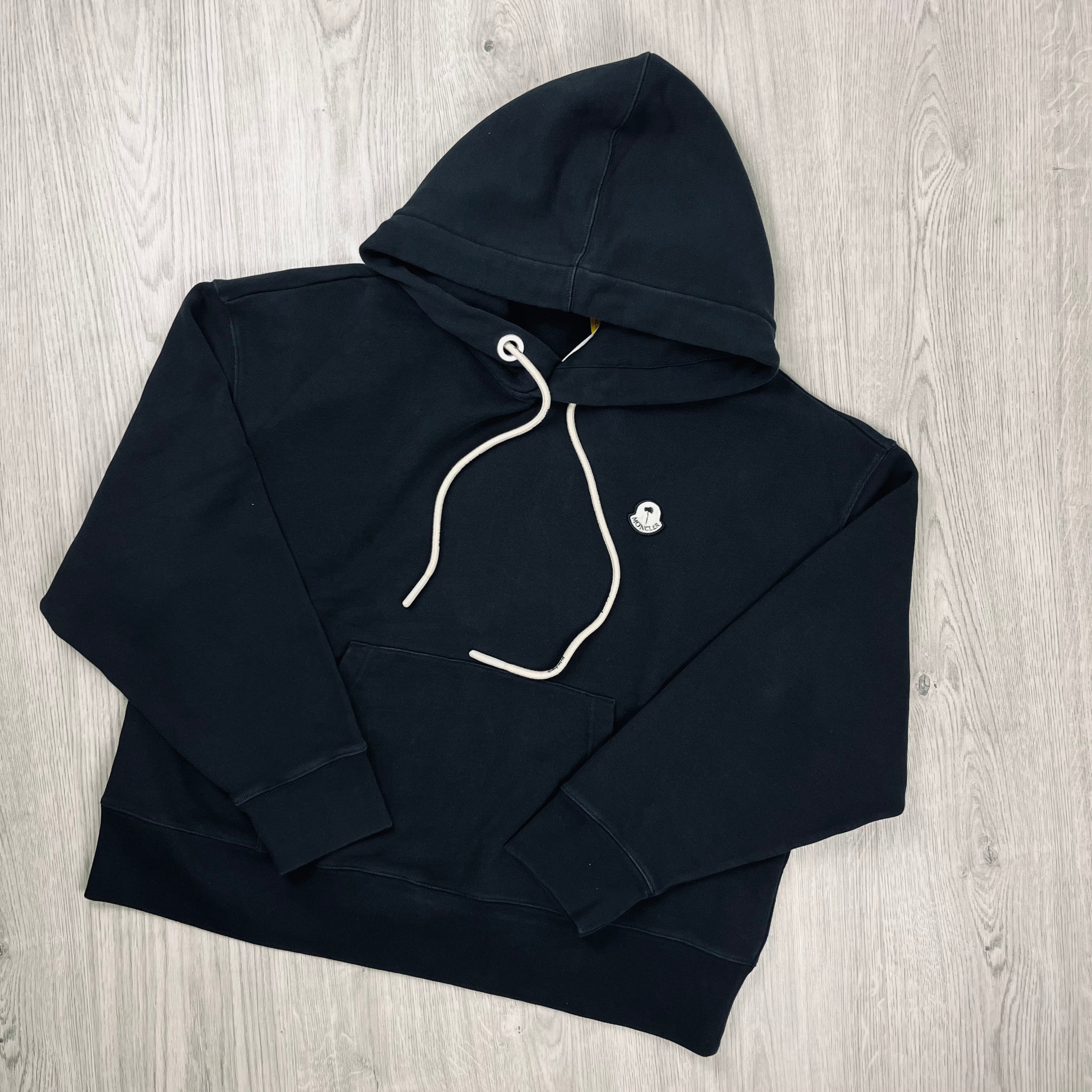 Moncler x Palm Angels Oversized Hoodie - Black