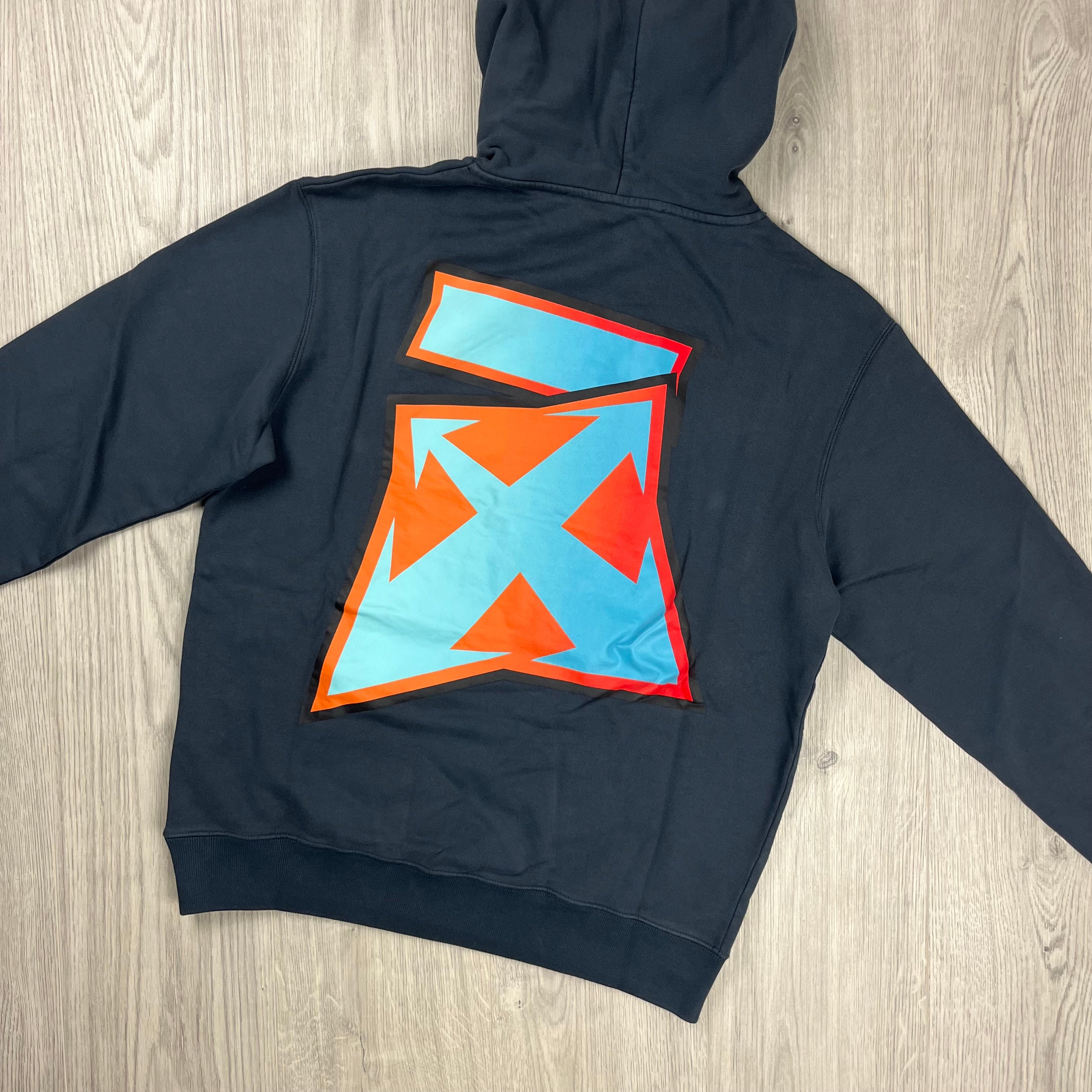 Off-White Thunder Hoodie - Navy