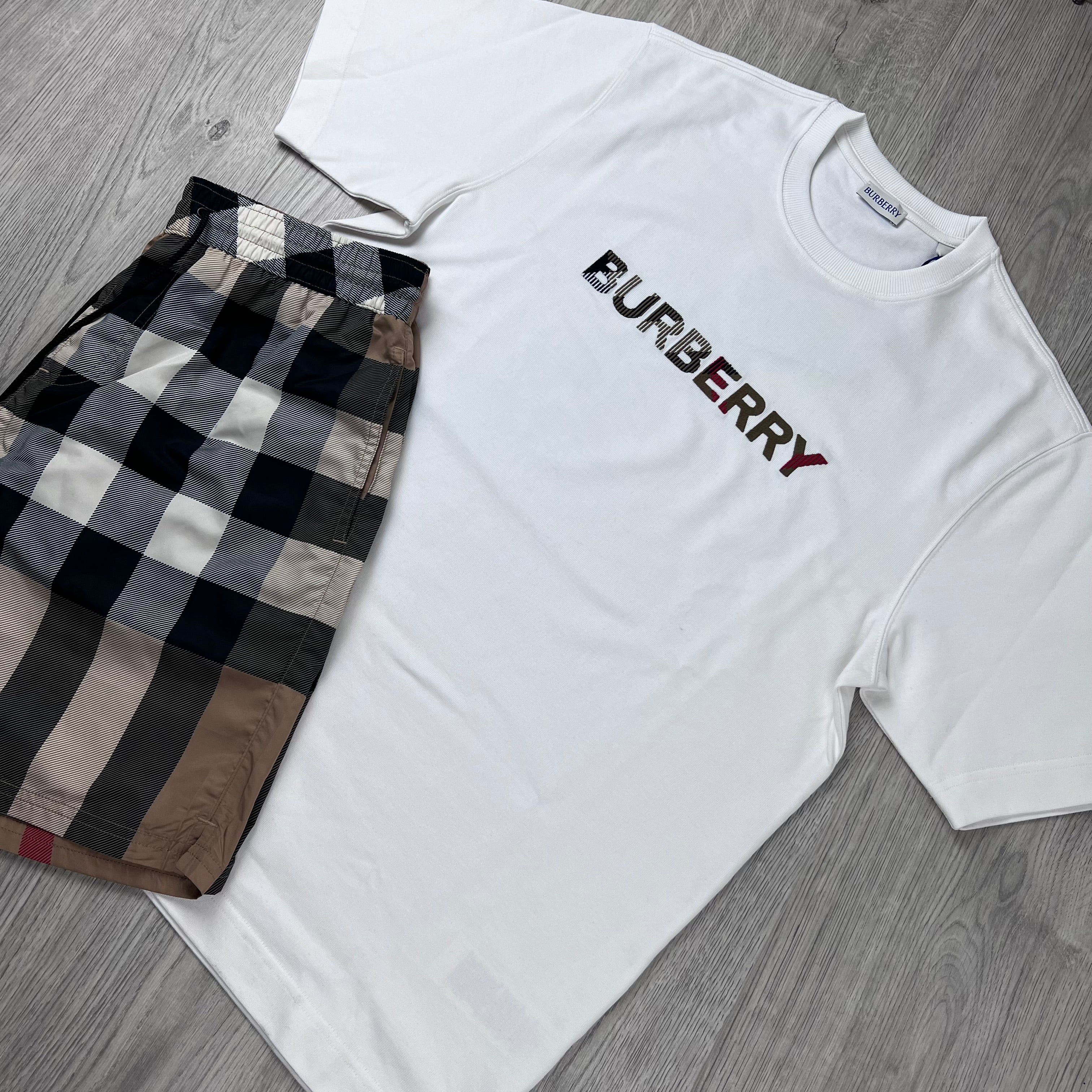 Burberry Holiday Set - White/Archive Beige