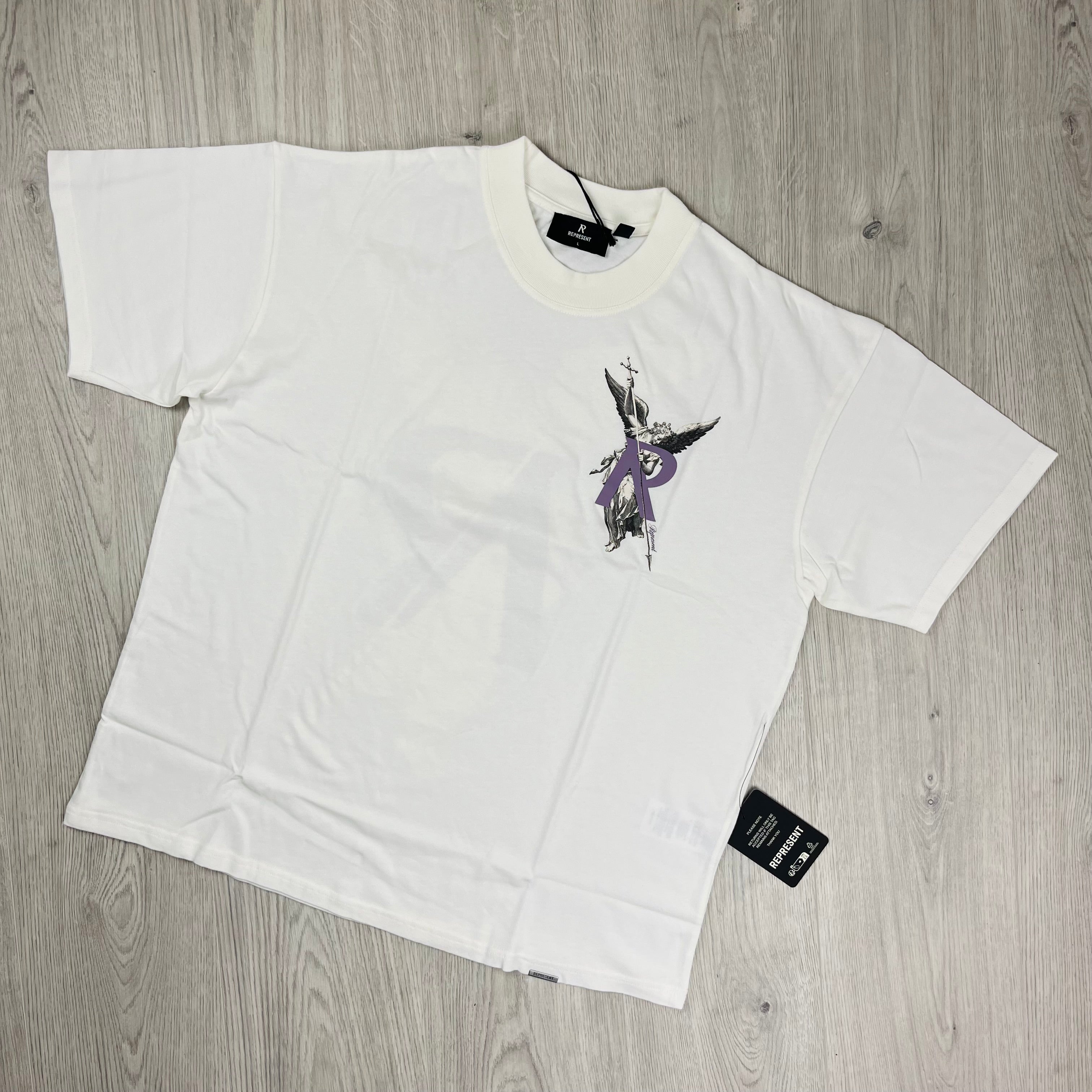 Represent 'Archangel' T-Shirt -  Flat White