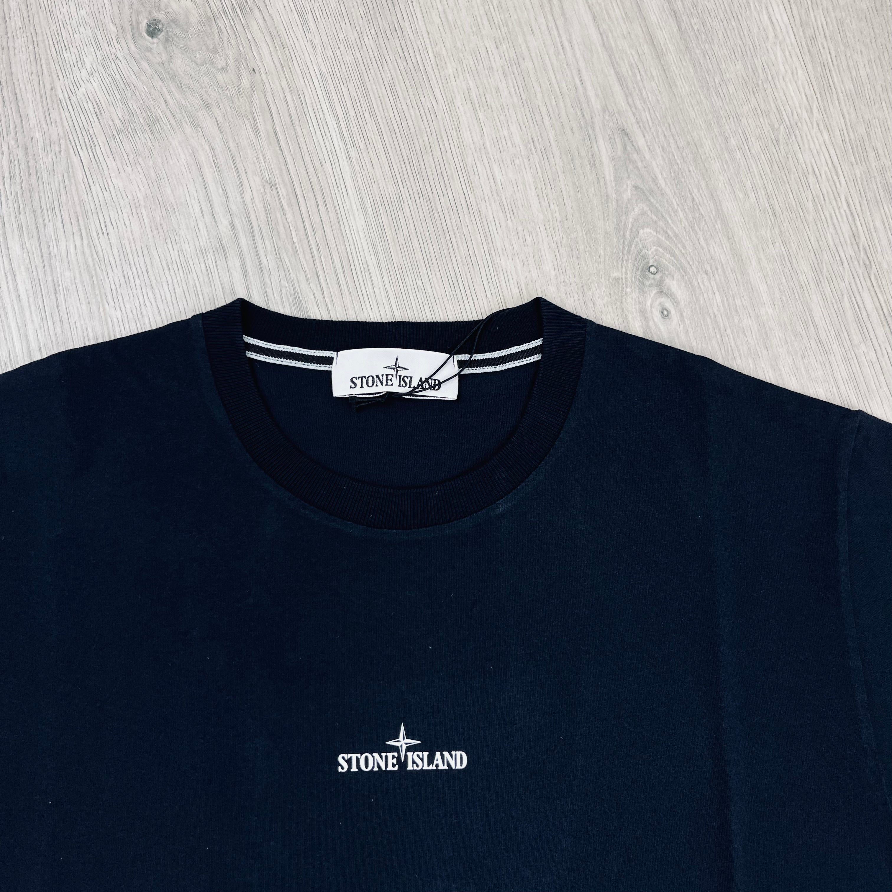 Stone Island Printed T-Shirt - Navy