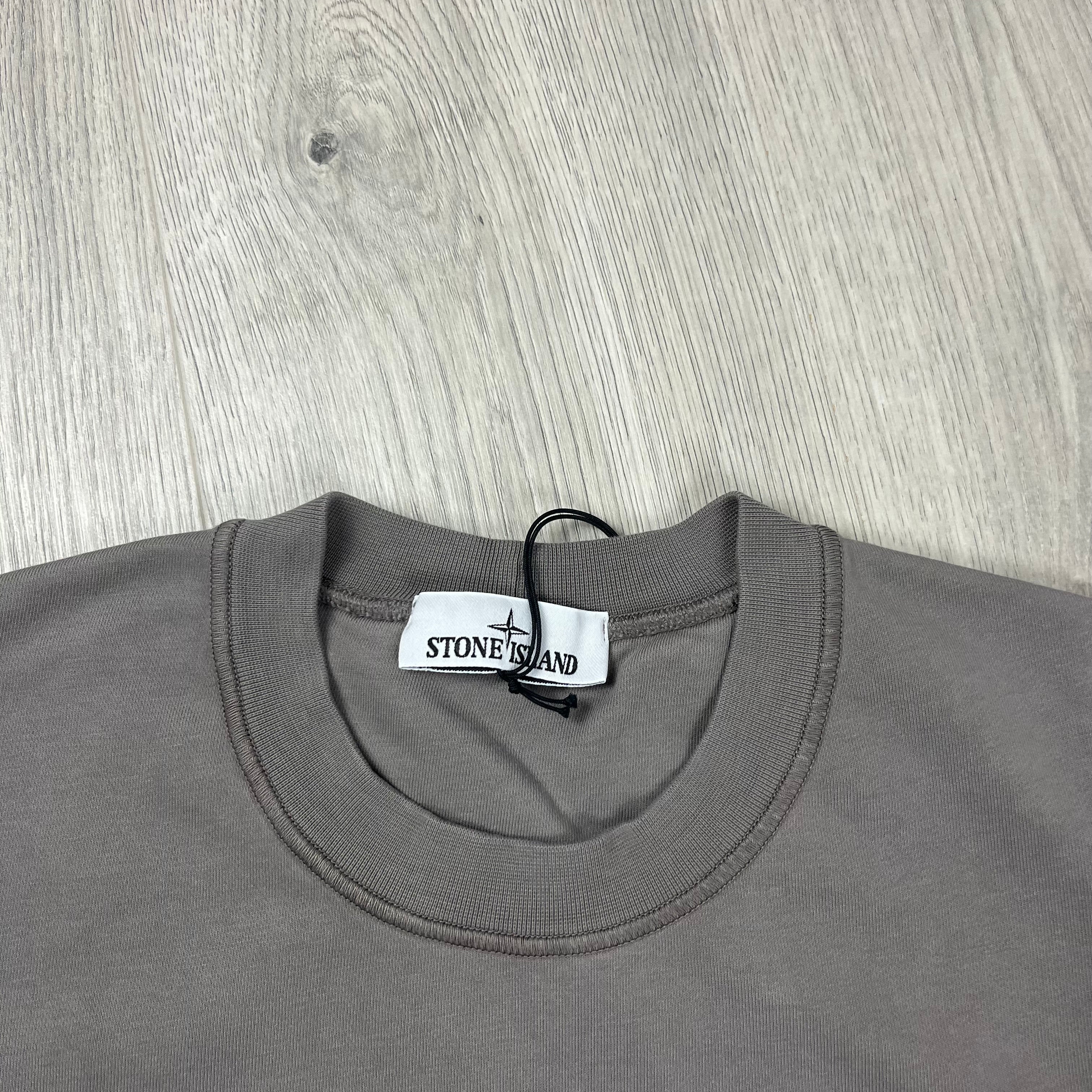 Stone Island Dyed Sweatshirt - Dove Grey