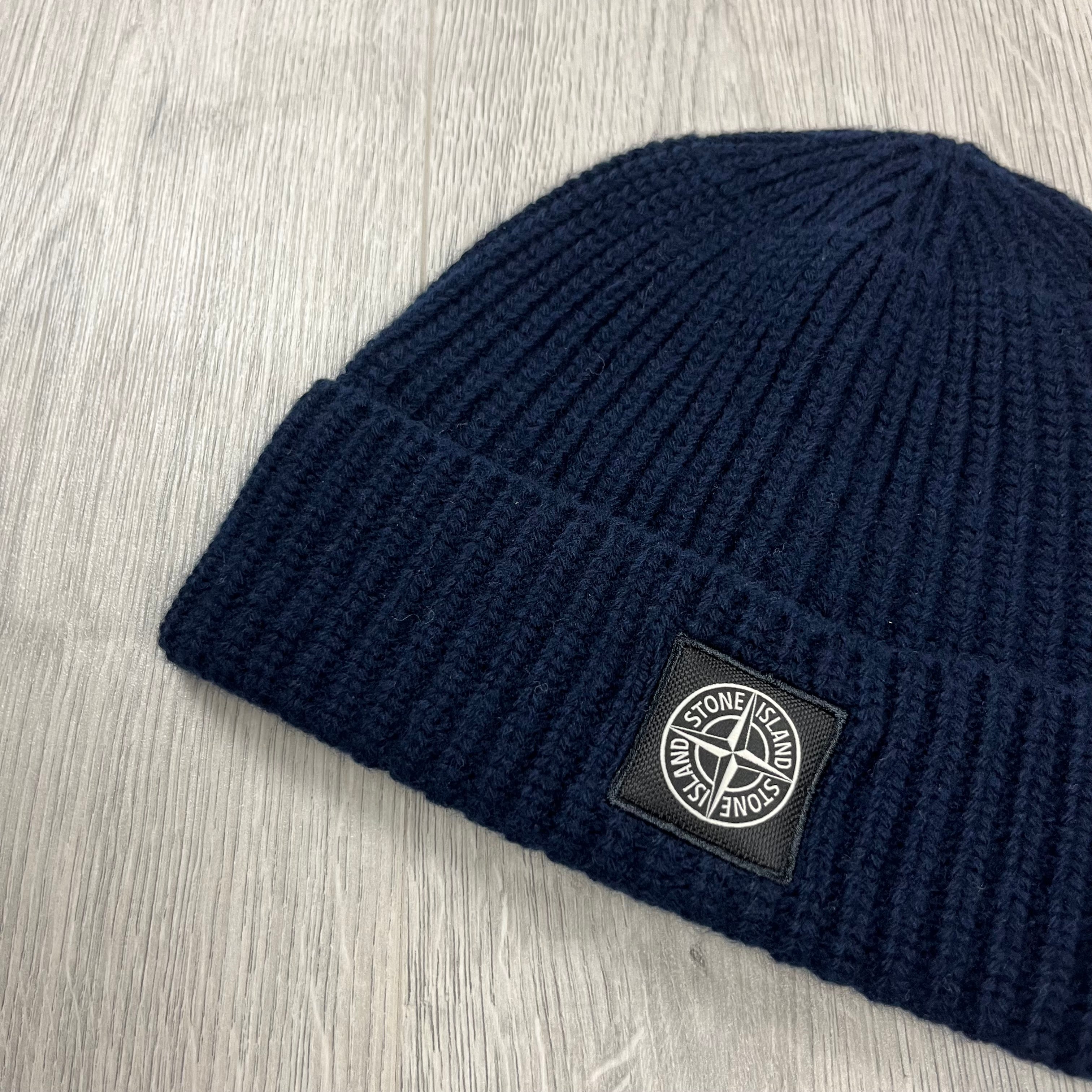 Stone Island Beanie - Navy