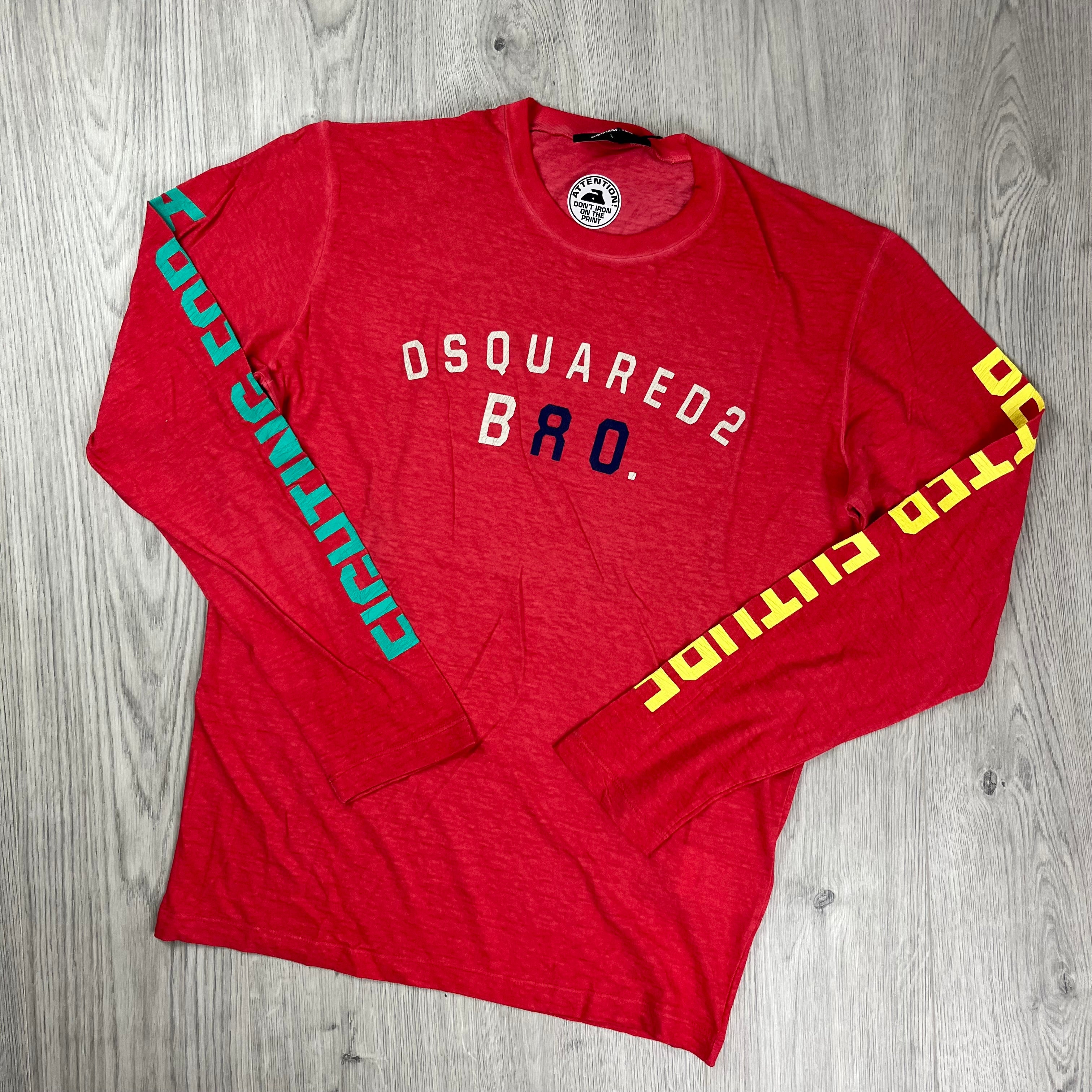 DSQUARED2 Long Sleeve T-Shirt - Red