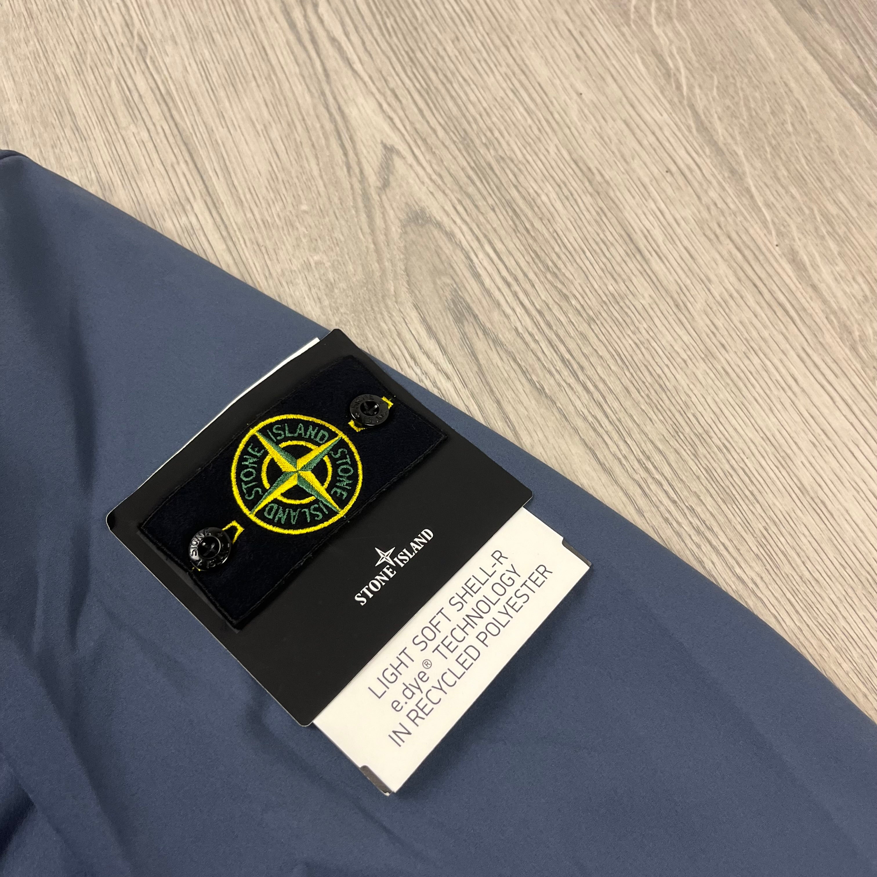 Stone Island Shell Jacket - Avio Blue