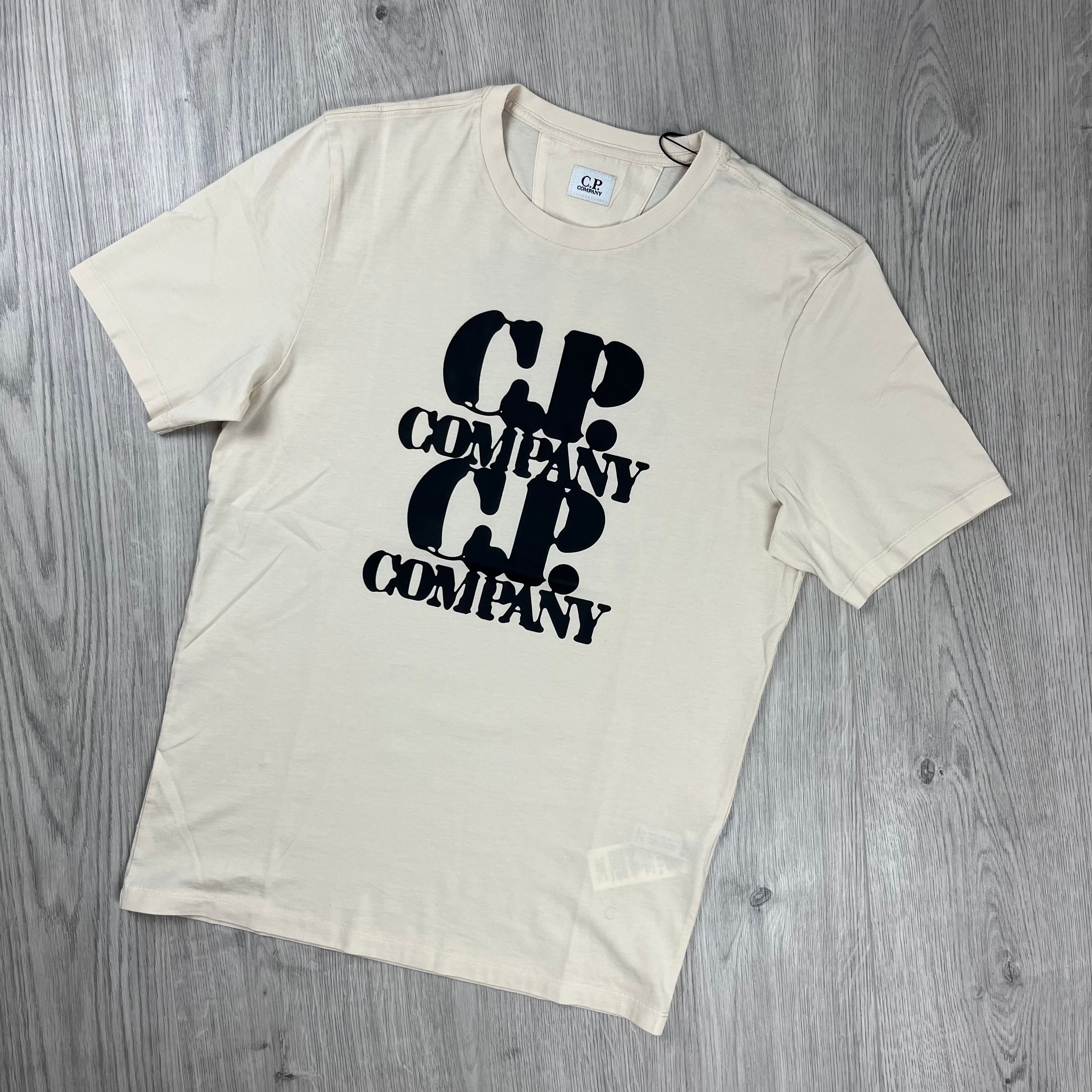 CP Company Graphic T-Shirt - Pistachio Shell