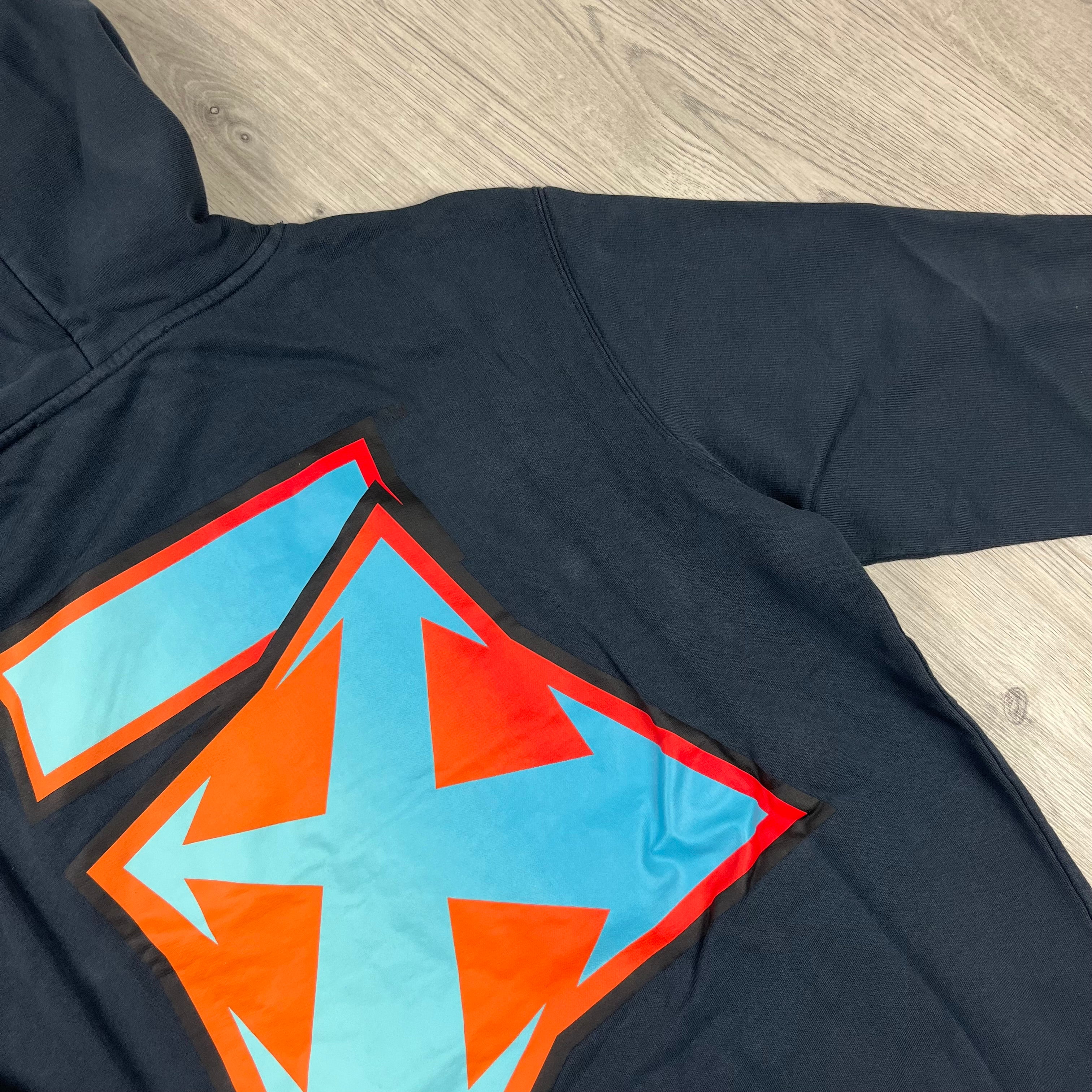 Off-White Thunder Hoodie - Navy