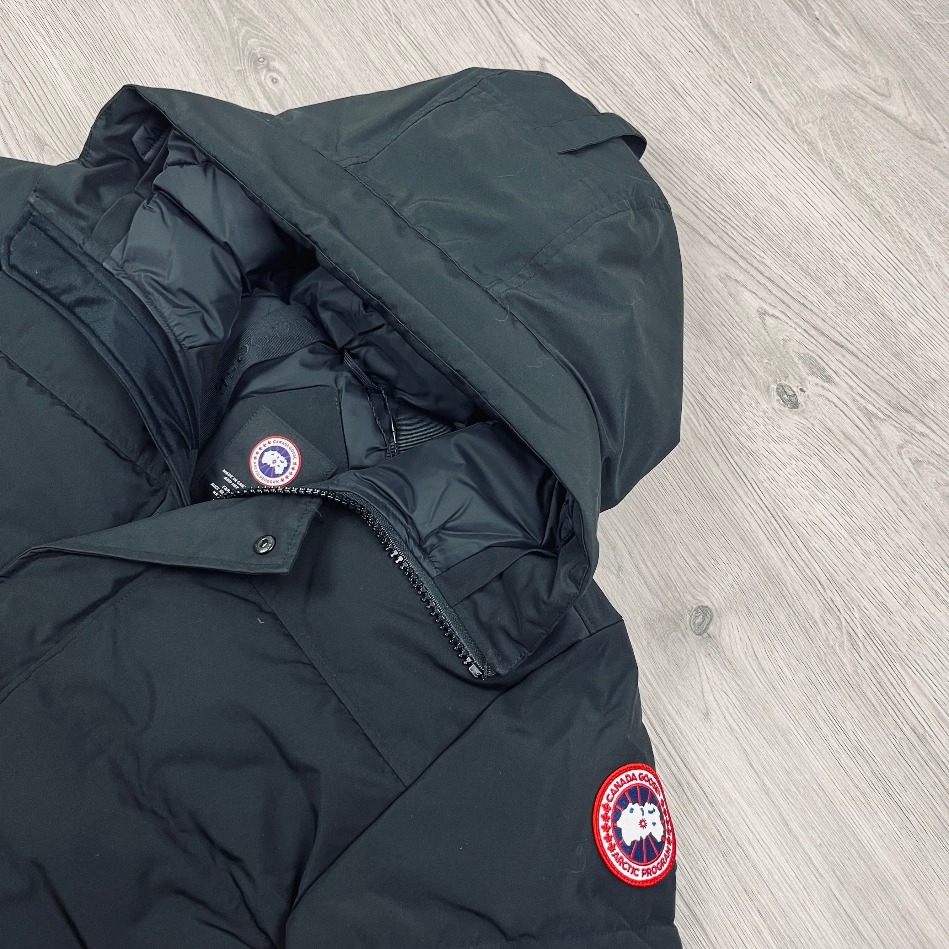 Canada Goose MacMillan Parka in Black. On sale at Open Attire.