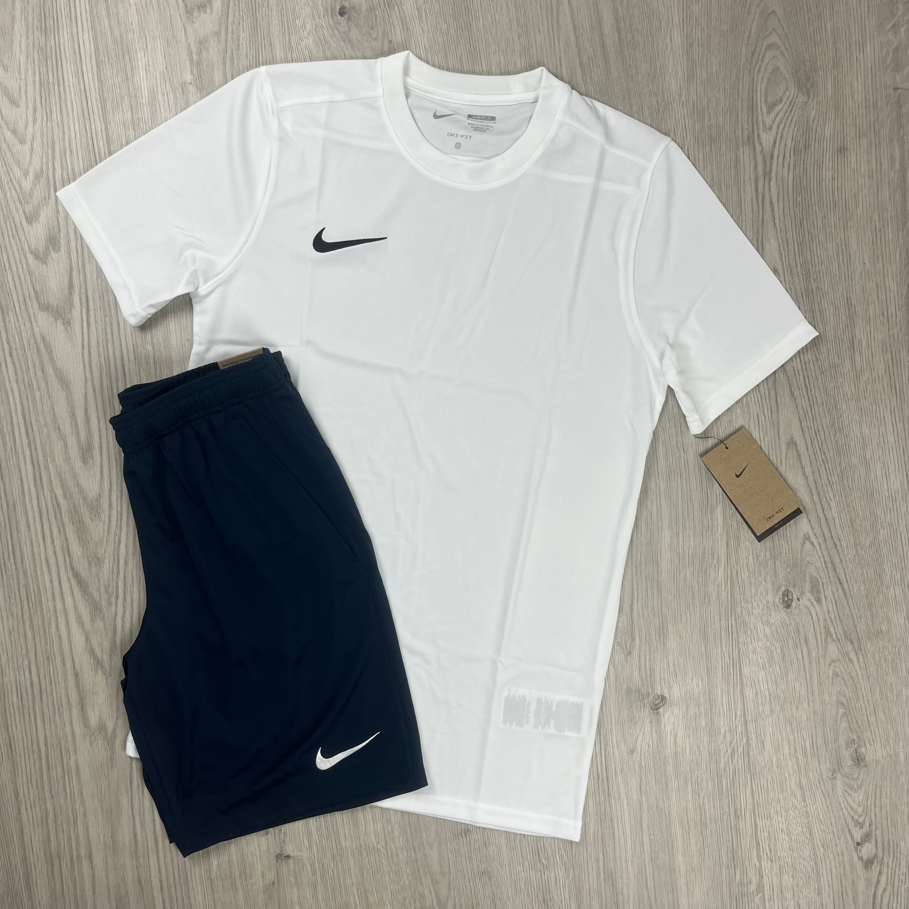 Nike Dri-Fit Pockets Set - White/Navy