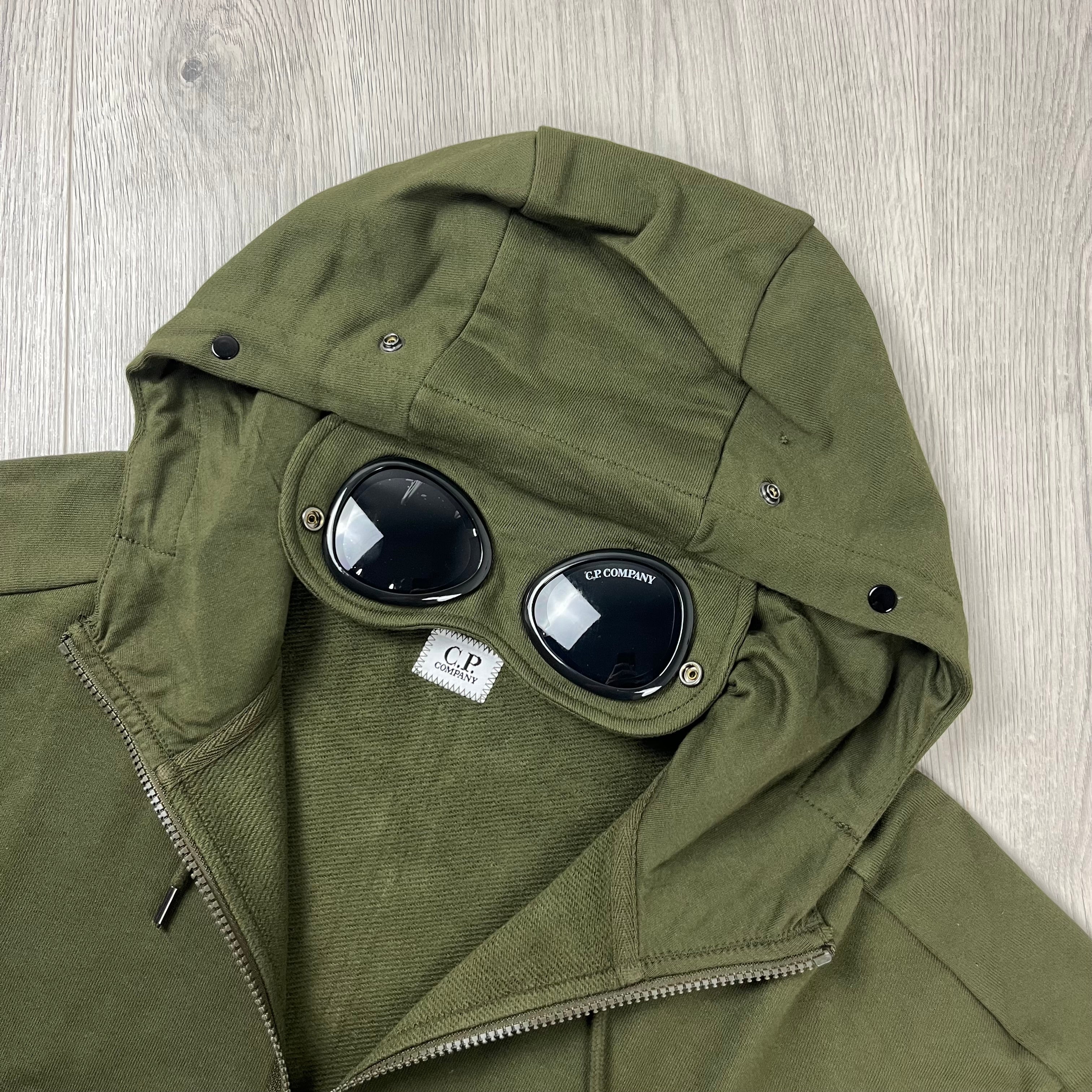 CP Company Goggle Hoodie - Ivy Green