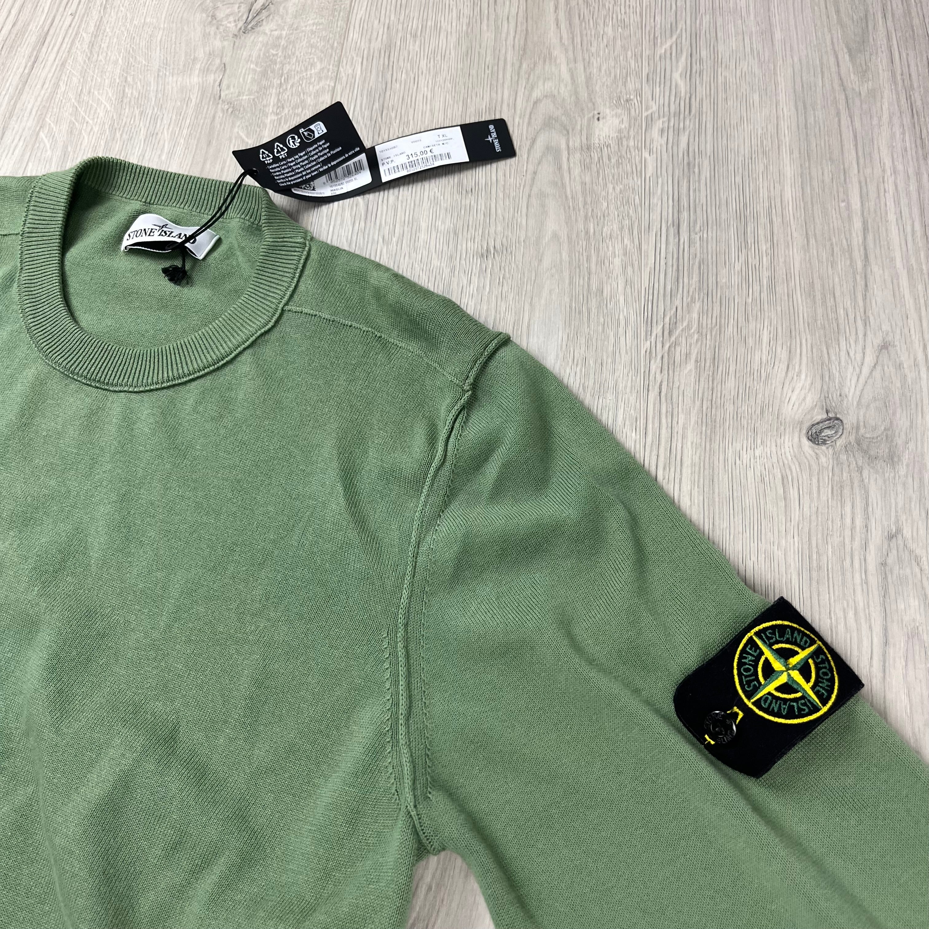 Stone Island Knit Sweatshirt - Sage Green