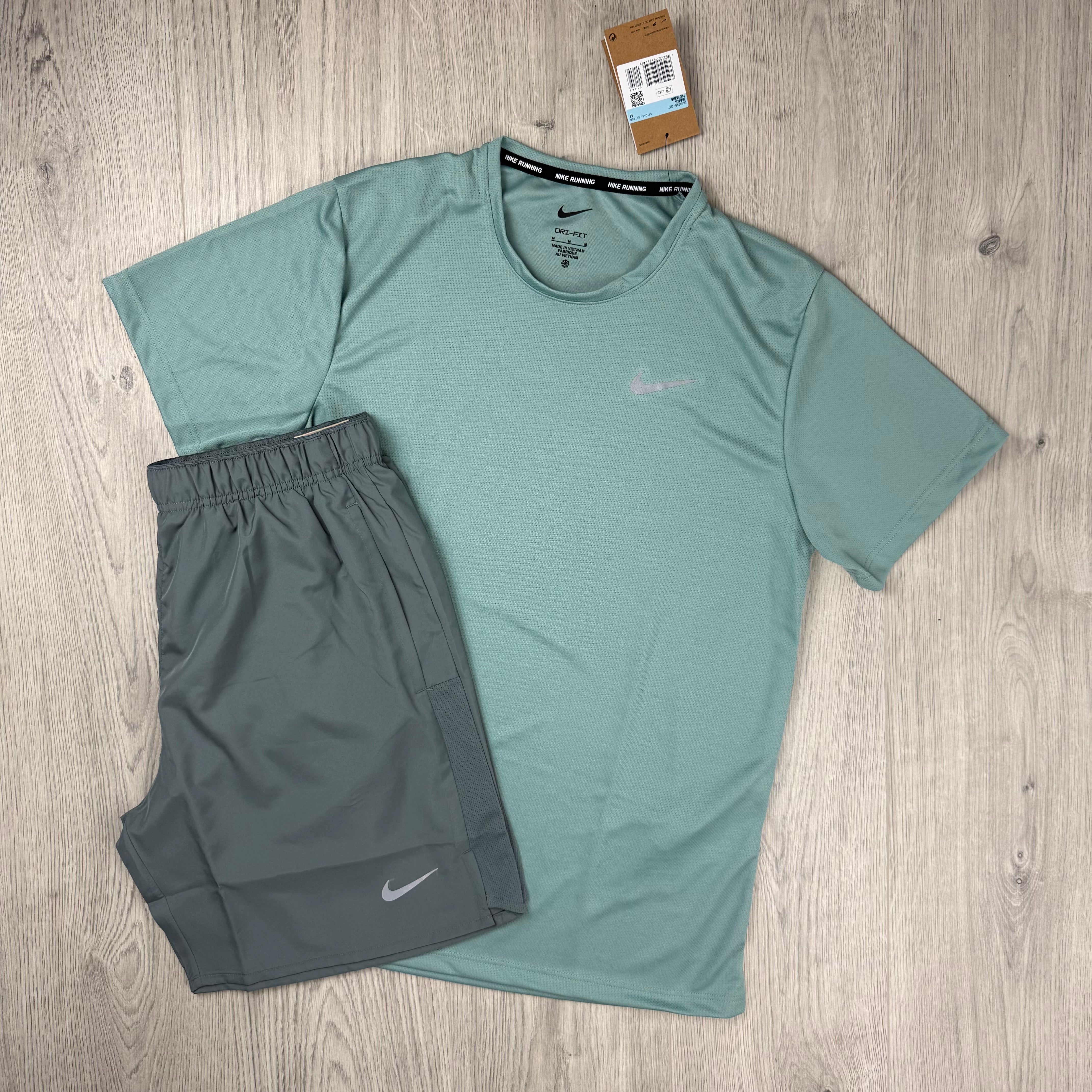 Nike 'Miler' Set - Cannon/Smoke Grey