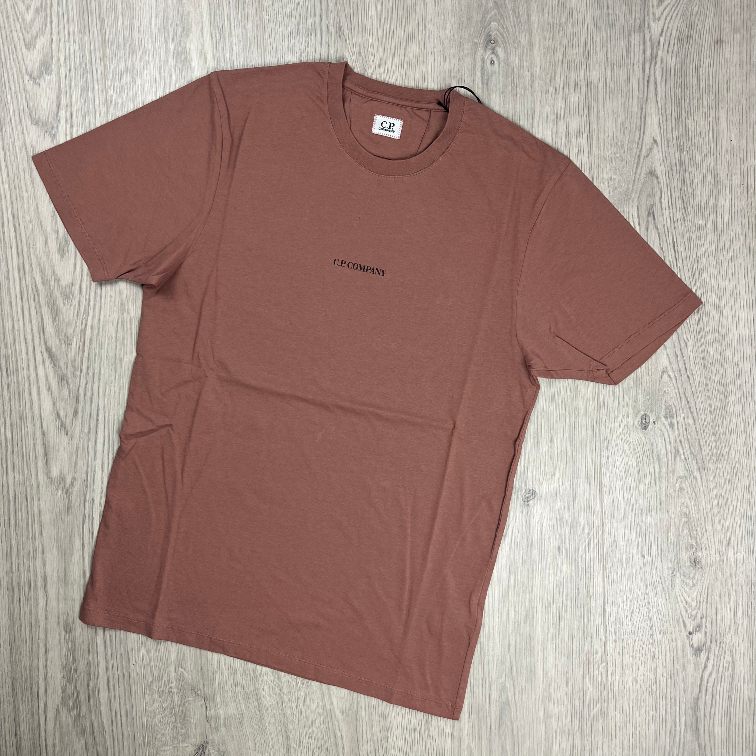 CP Company Printed T-Shirt - Cedar Wood