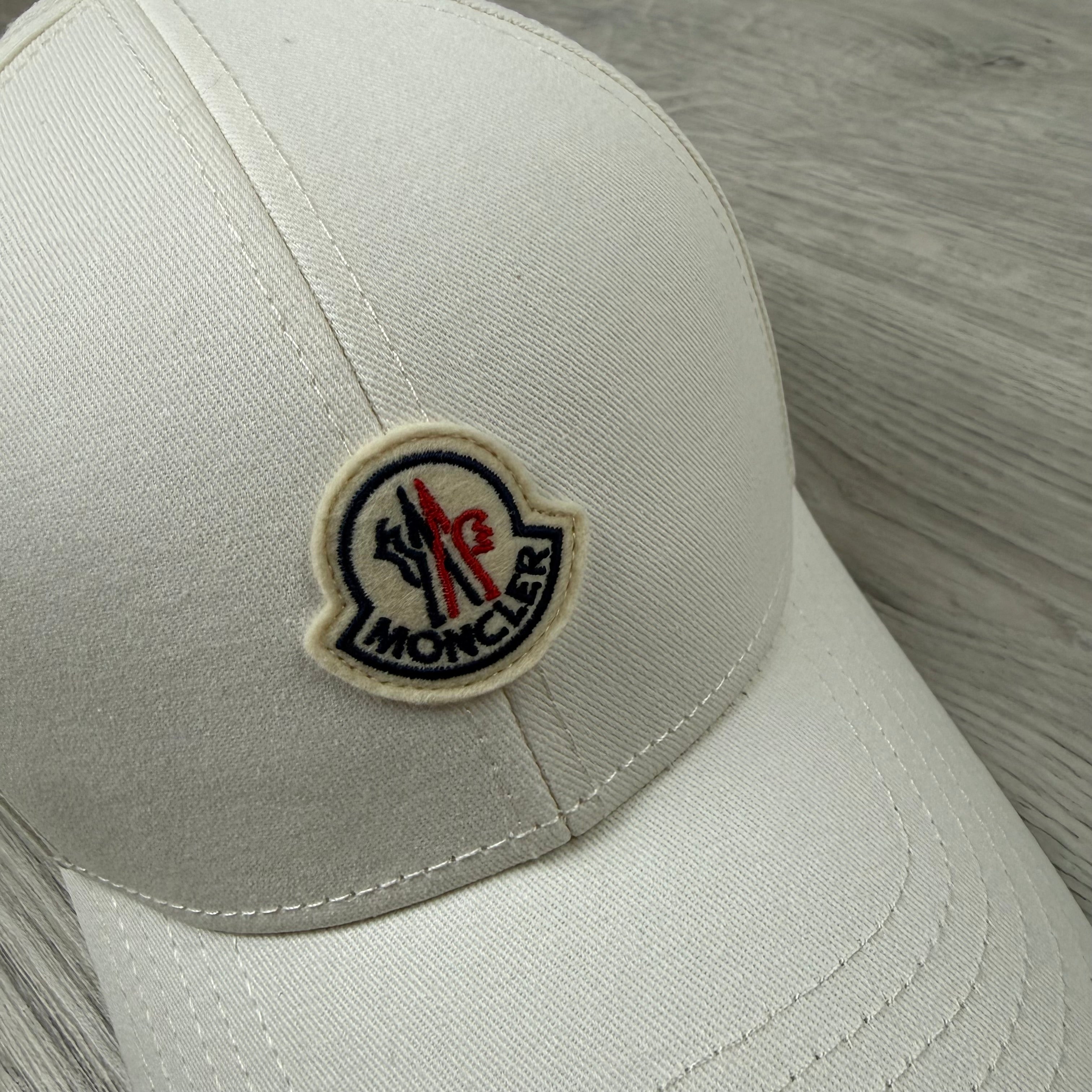Moncler Baseball Cap - White