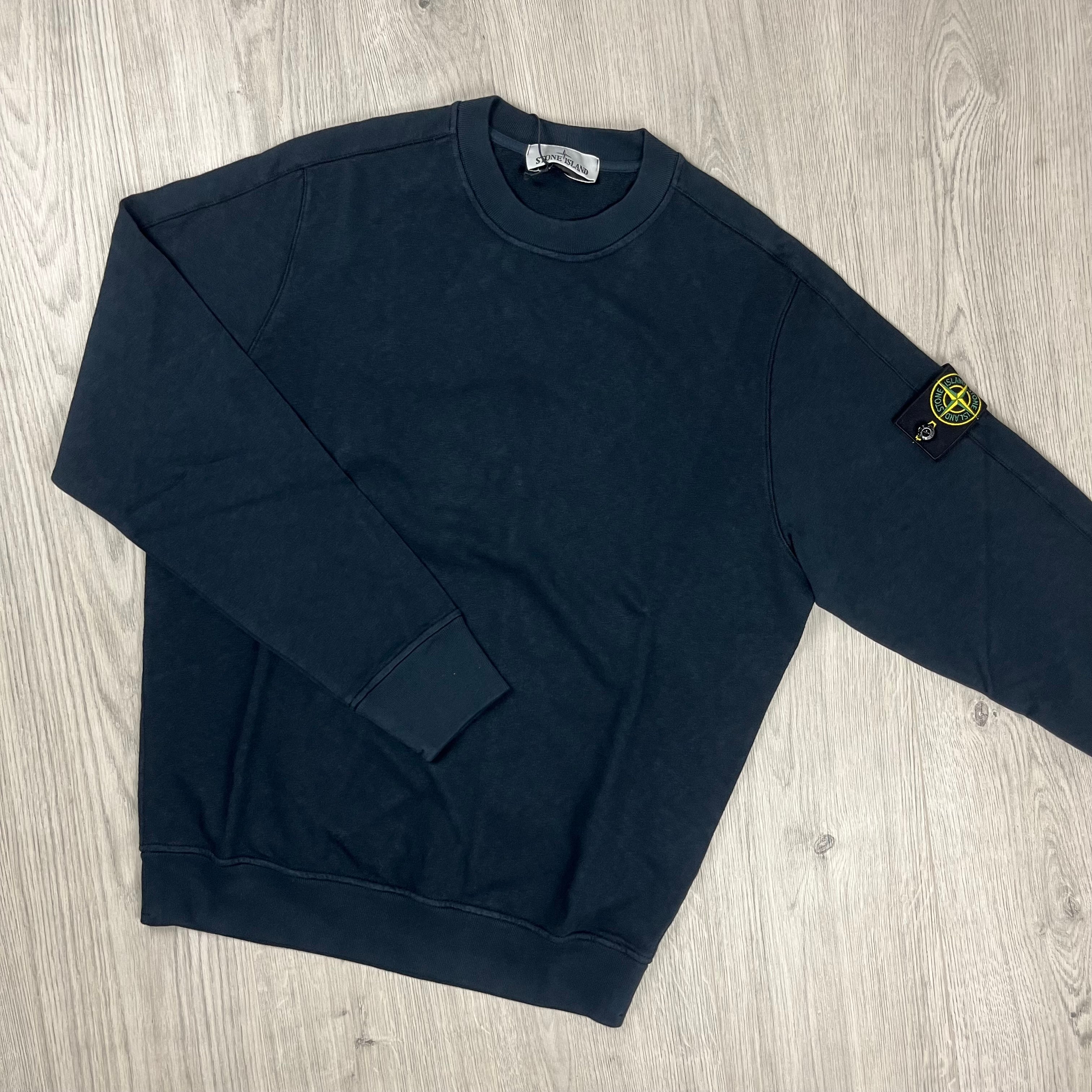 Stone Island Dyed Sweatshirt - Navy