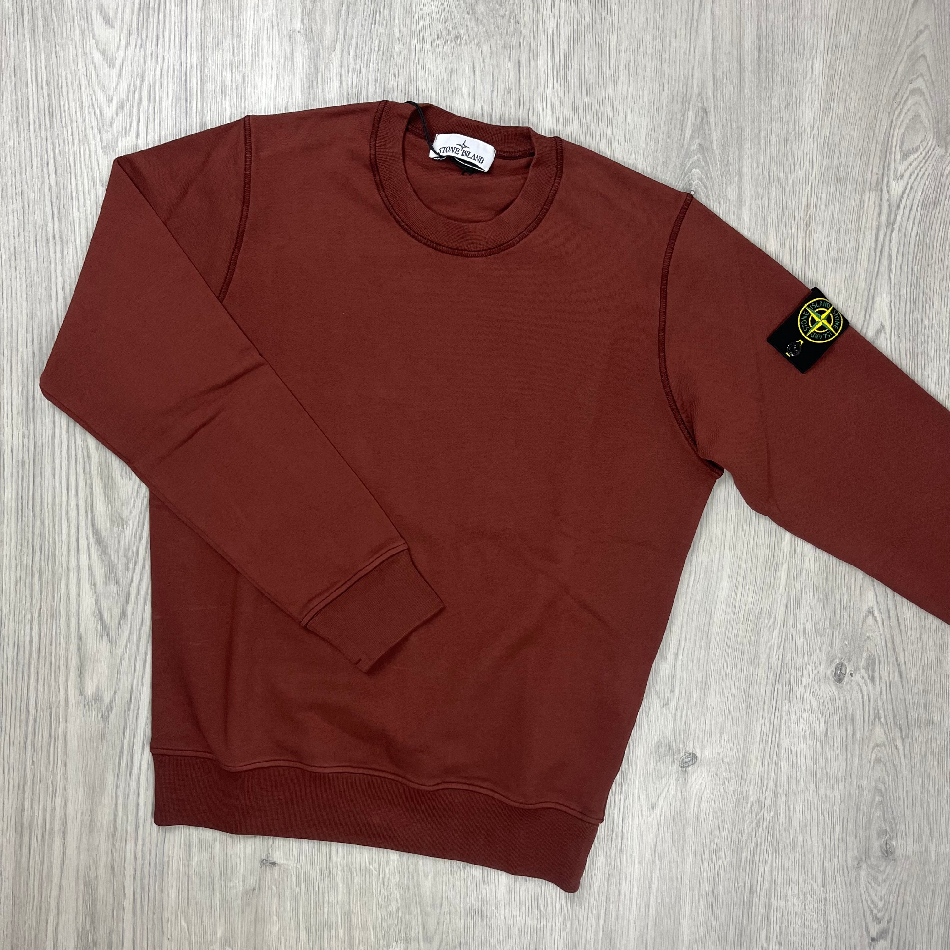 Stone Island Dyed Sweatshirt - Maroon