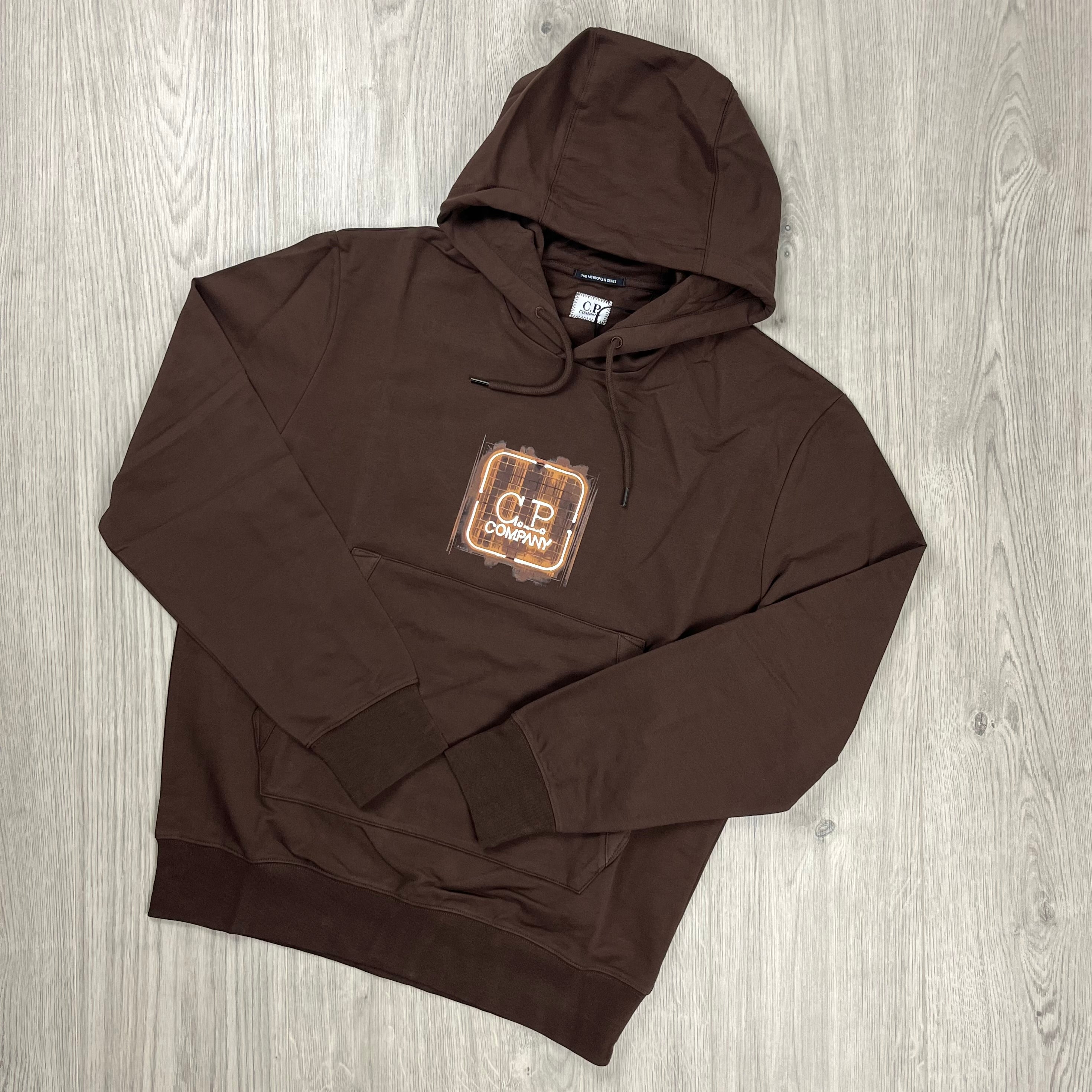 CP Company Metropolis Hoodie - Rum Raisin