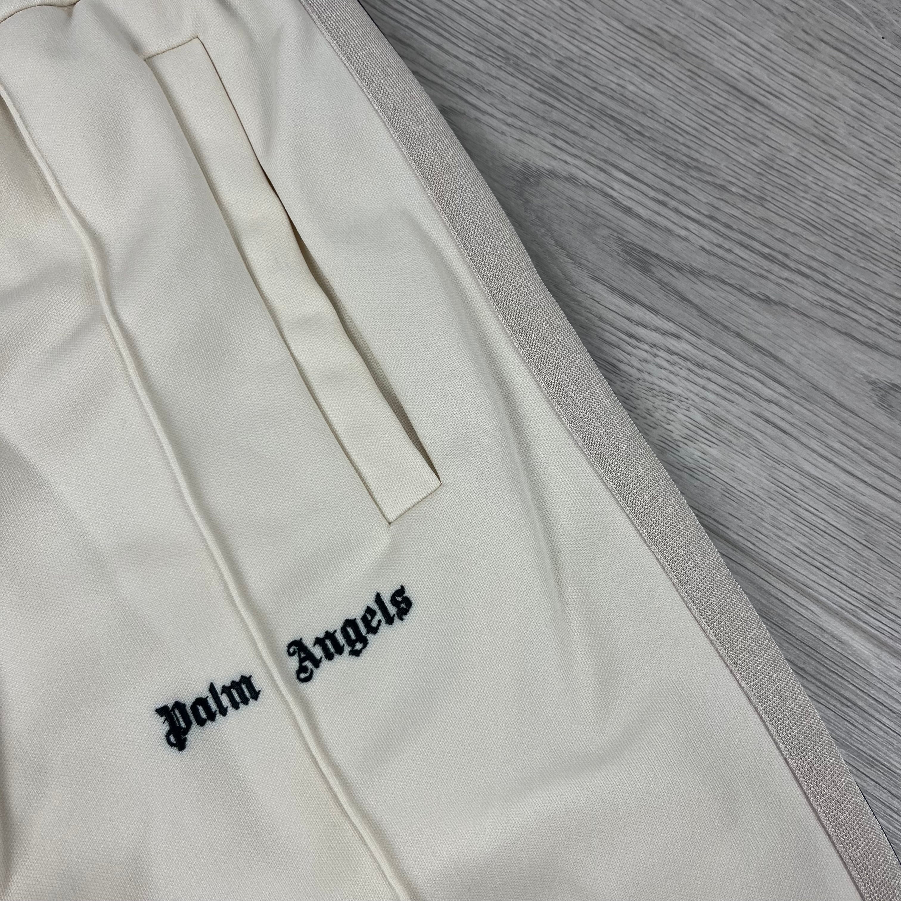 Palm Angels Flared Track Pants - Cream