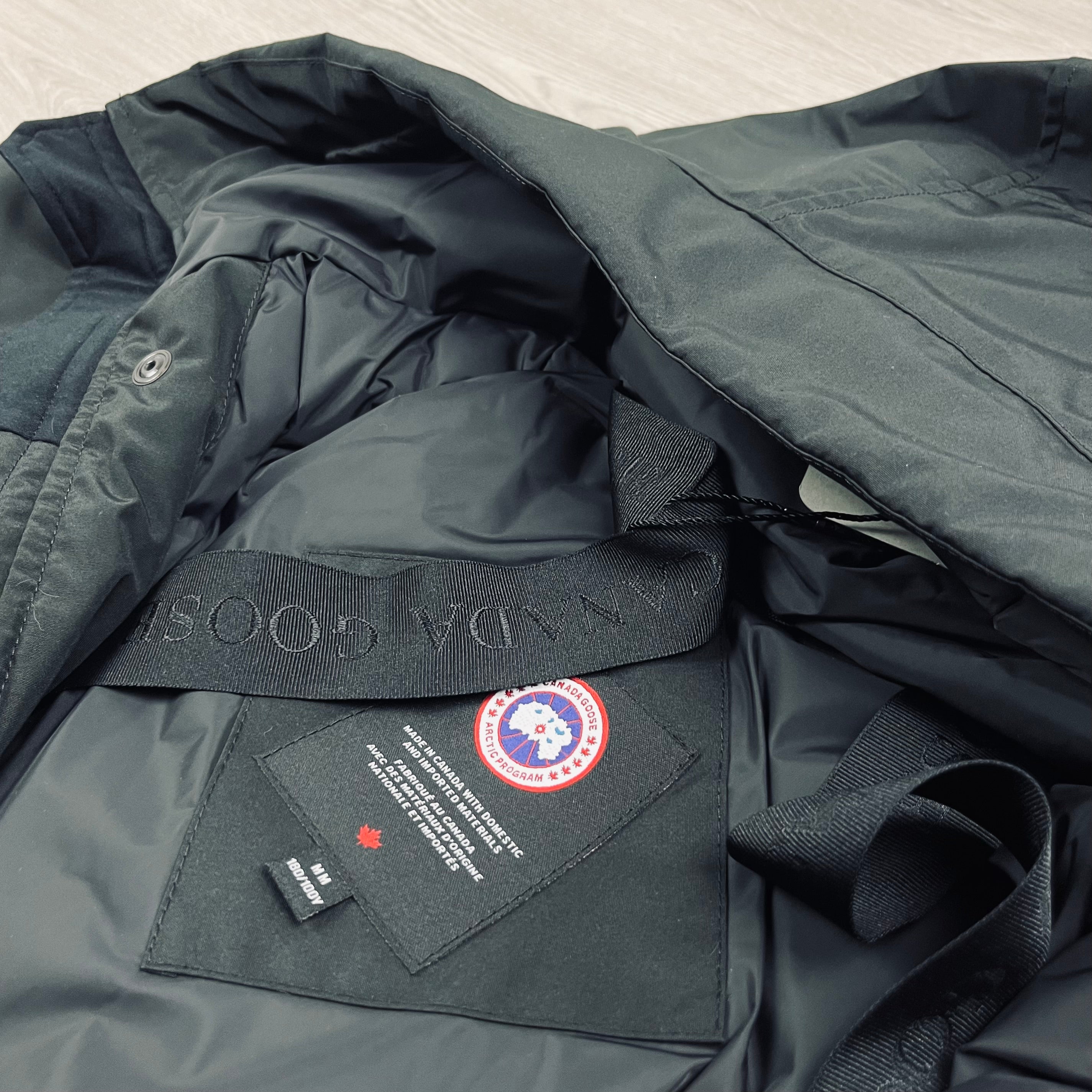 Canada Goose Langford Parka in Black. On sale at Open Attire.