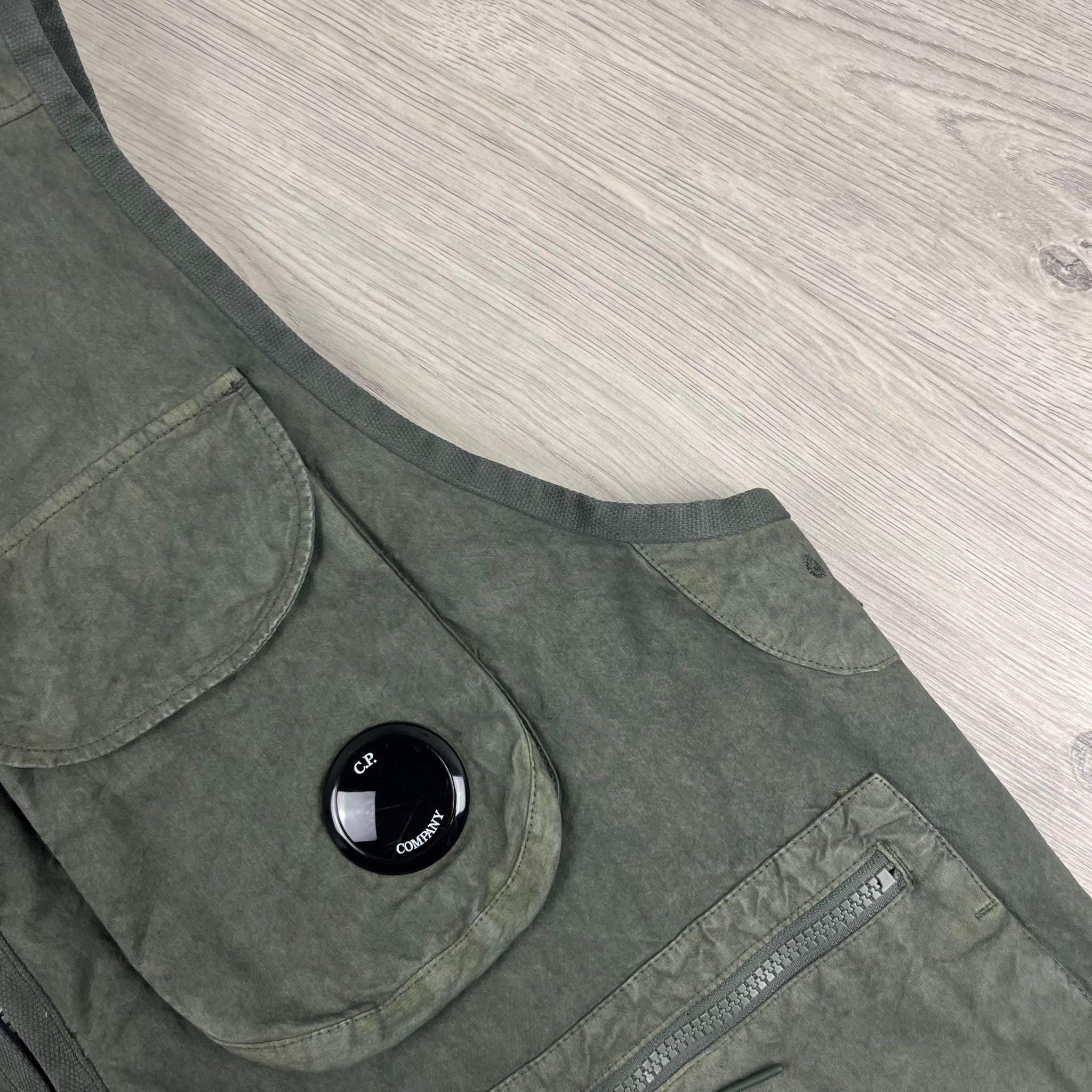 CP Company Ba-Tic Gilet - Thyme Green